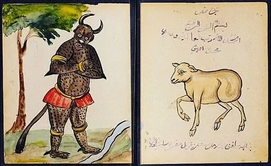 Happy Halloween 🎃👻! To celebrate the day, here are the Jinn associated with the 12 zodiac signs as depicted in Kitāb-i ʻAjāʾib-i makhlūqāt (The Book of Wonders and Creatures) by Zakariya Al-Qazwini in the 13th C. 

The Jinn are a race of unseen bei