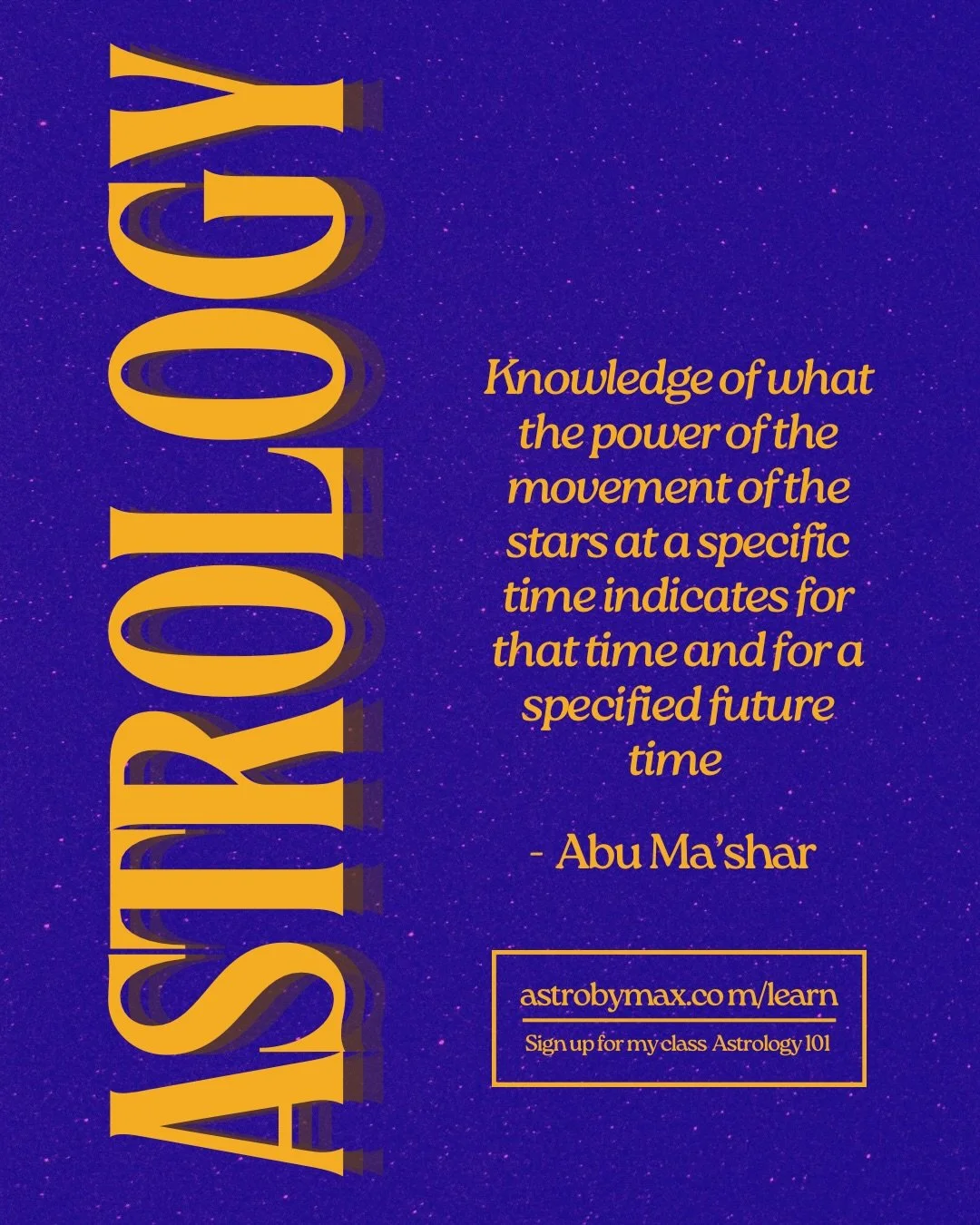What are the definitions of astrology and astrologer according to Abu Ma&rsquo;shar Al Balkhi in the Great Introduction? Simple:

Astrology: &ldquo;Knowledge of what the power of the movement of the stars at a specific time indicates for that time an