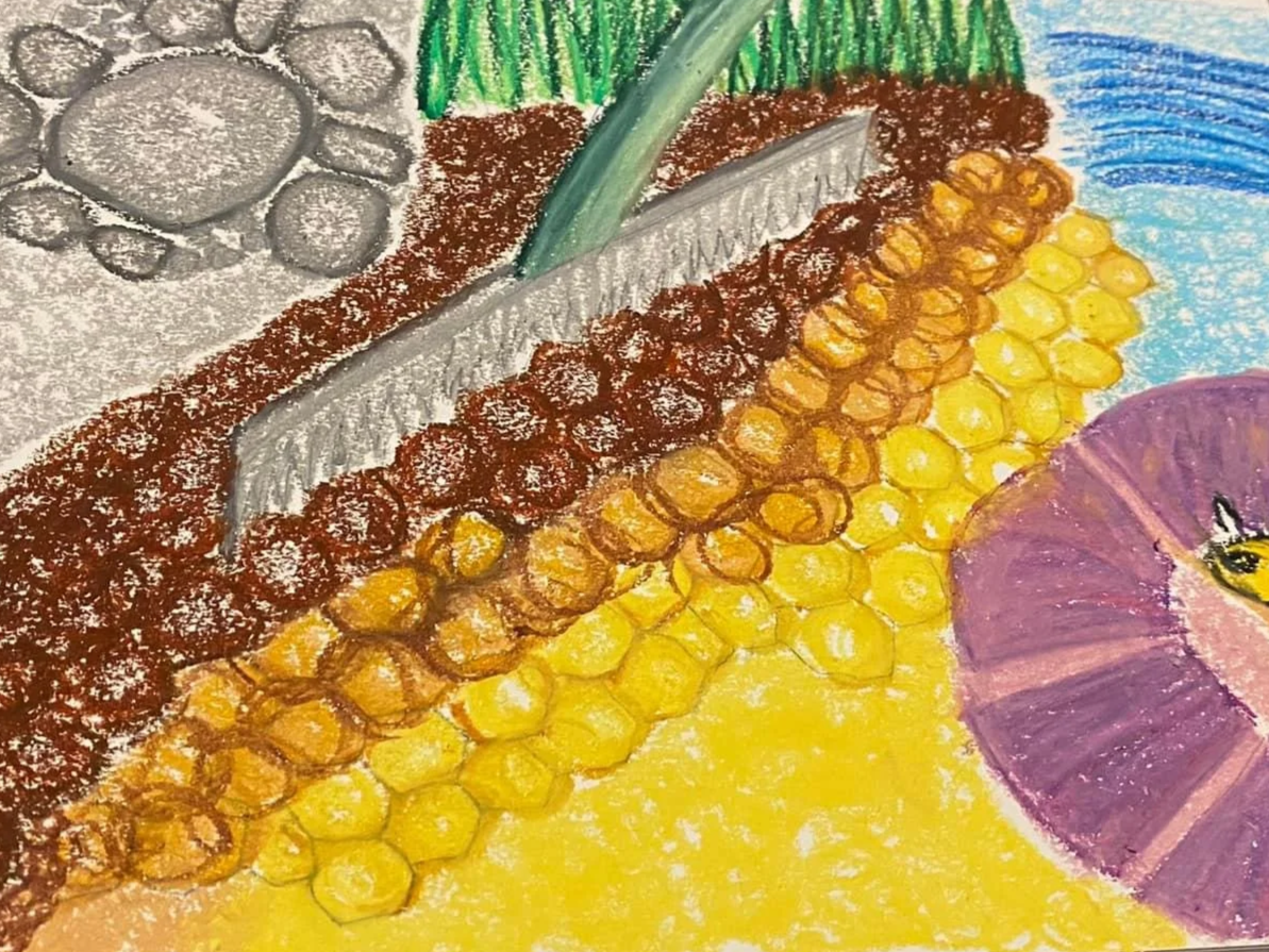 The art and the conversations have resurrected my love of play and my indulgence of the expressions of my inner child. Eve is a space holder extraordinaire and a walking Gene Keys encyclopaedia, merging facts and folklore into an exciting and delicio