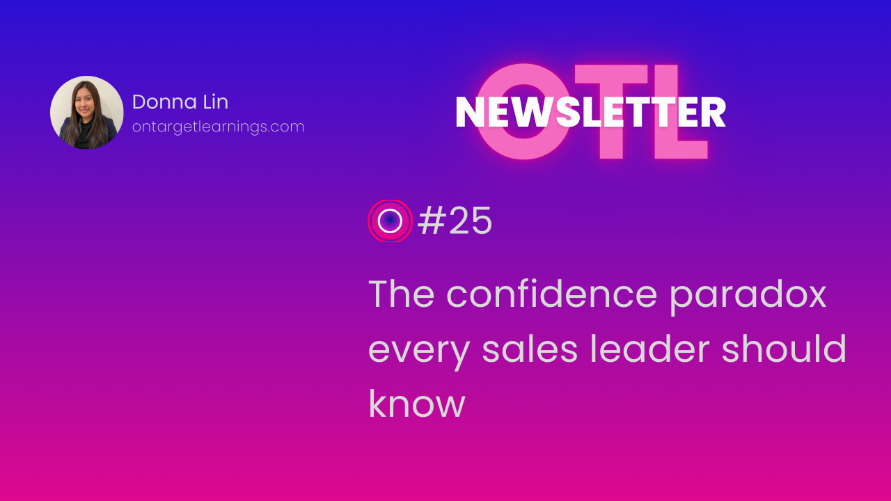 The confidence paradox every sales leader should know