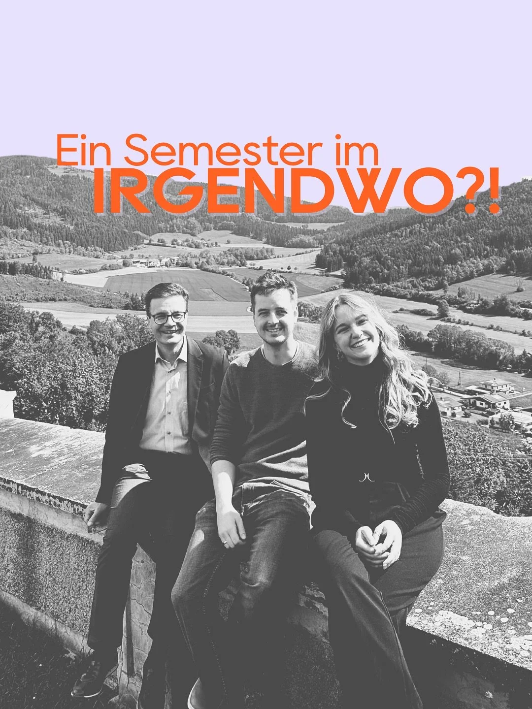 📍Ein Semester im IRGENDWO?

IRGENDWO liegt im Unbekannten &ndash; dort, wo Raum, Menschen und Eigenheiten neu sind. Orte im l&auml;ndlichen Raum, in die sich Studierende wagen. 🌾

&bdquo;Das Leben vor Ort ist kein urbanes Experiment, sondern echte 