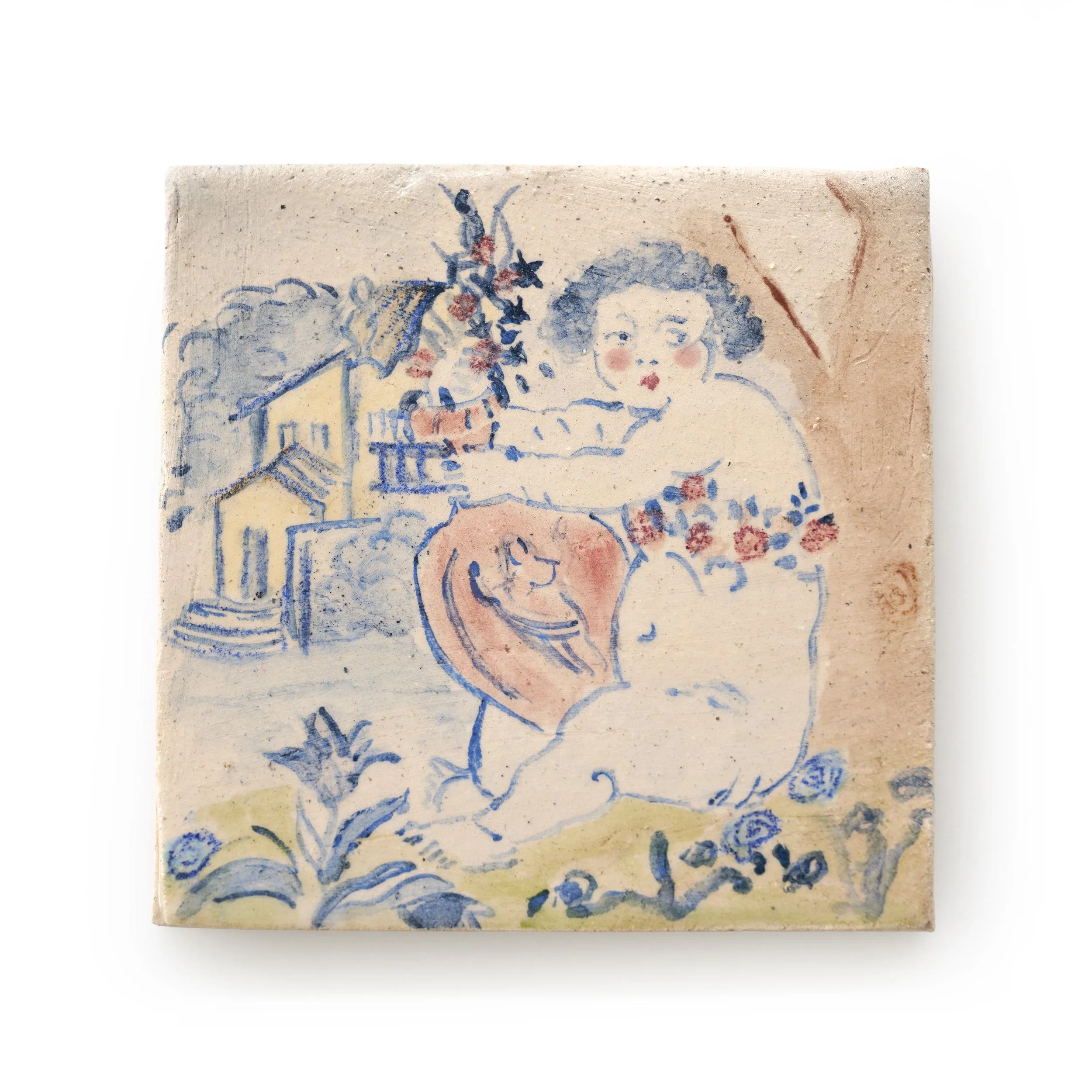 Reproduction sur carreaux de faïence de détails de l’œuvre:
 "Les Allégories des Quatre Saisons de Hendrick van Balen".


Les scènes ont été sélectionnées puis reproduites à la main sur faïence, en conservant les compositions de l’œuvre originale.

