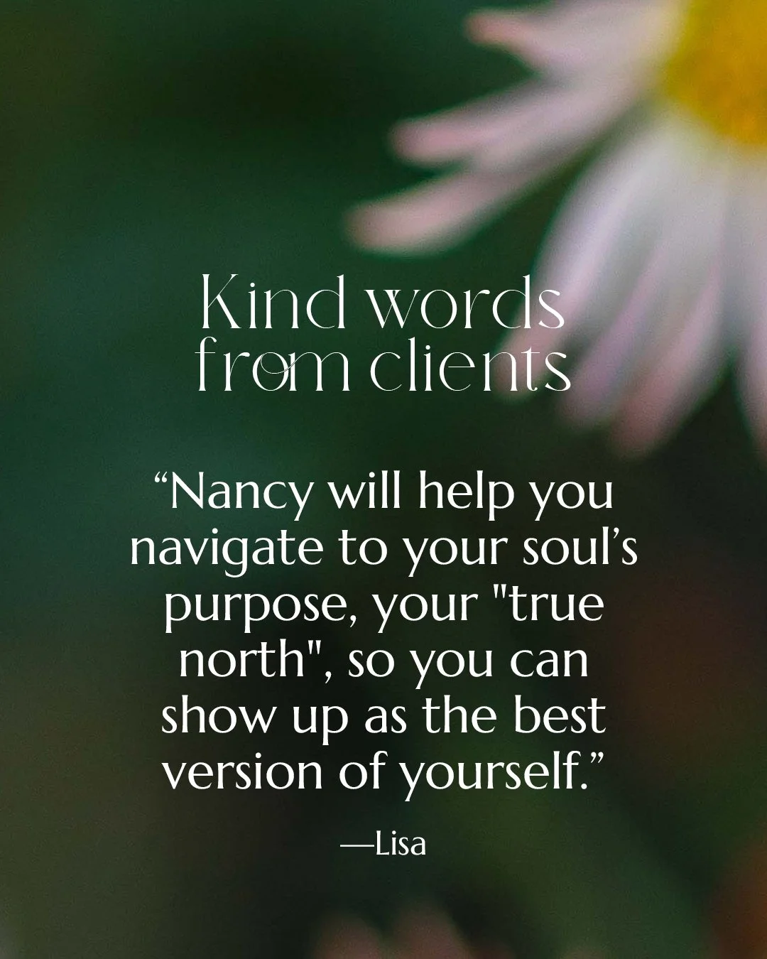 Some recent feedback from Lisa at the Hummingbird Healing Center in Westport, CT (@hummingbirdhealingcenter):

"I recently had the opportunity to have my first astrology reading with Nancy.  Not only was Nancy extremely knowledgeable about inter