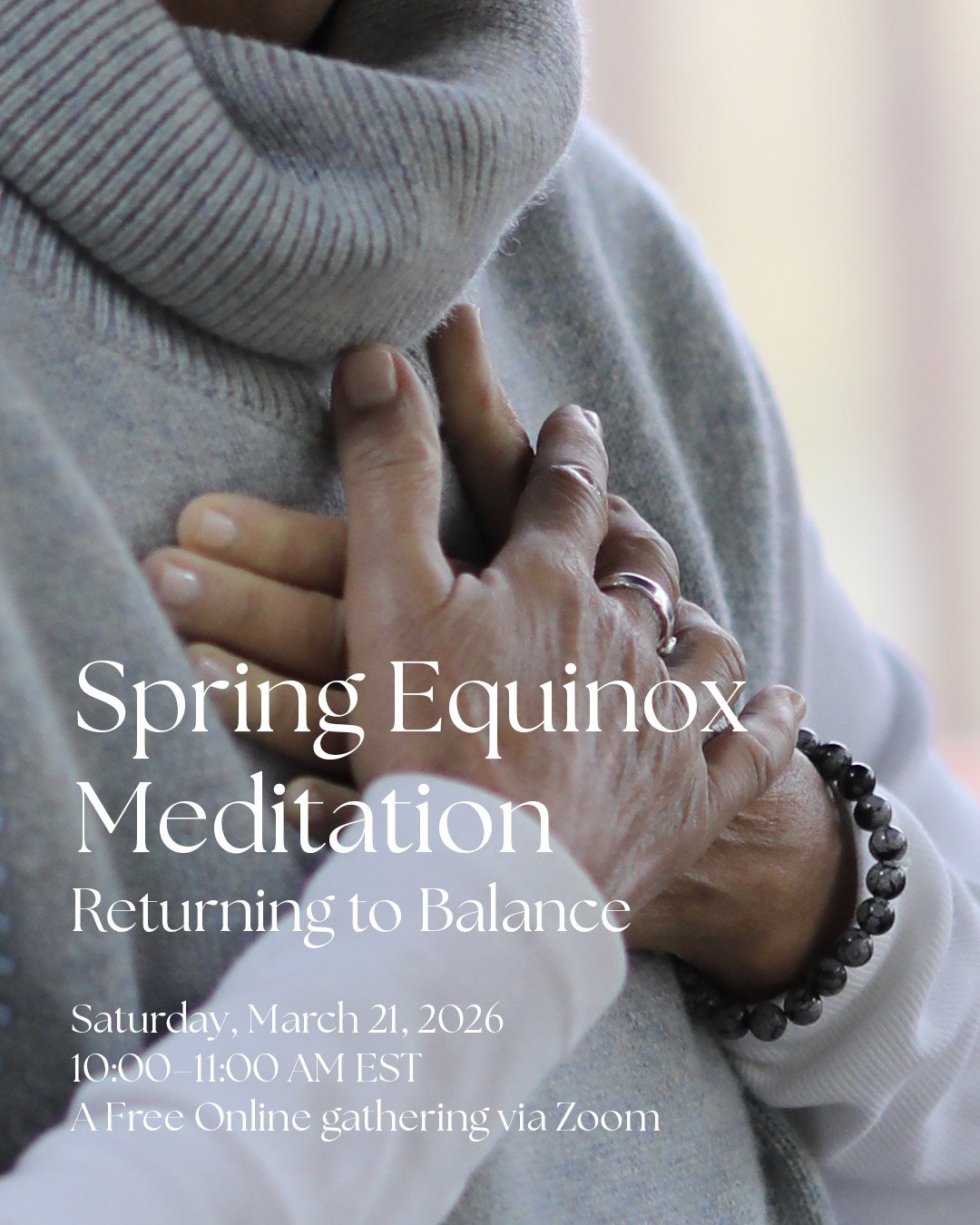 The Spring Equinox marks a brief moment each year when day and night are of equal length. Light and darkness meet in harmony before the light gradually starts to grow again.

In astrology, this turning point also signifies the start of a new cycle as