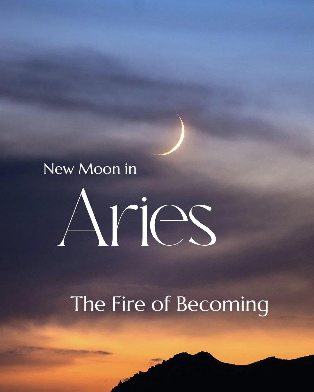 The Fire of Becoming: An Aries New Moon Reflection

There is a powerful shift happening with this New Moon in Aries&mdash;one that invites us into a new beginning at the level of identity.
This isn&rsquo;t just about starting over. It&rsquo;s about c