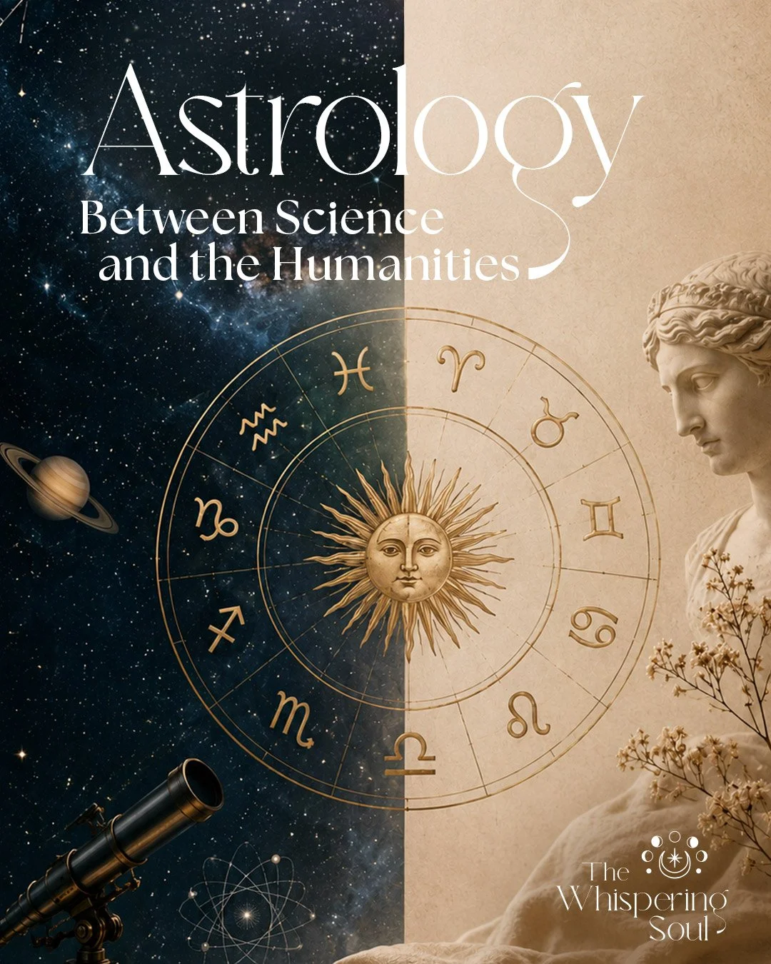 Astrology has long lived at the intersection of science and the humanities.
For centuries, people have tried to separate logic from intuition, reason from imagination, and measurable facts from personal meaning. Yet human life has never truly functio