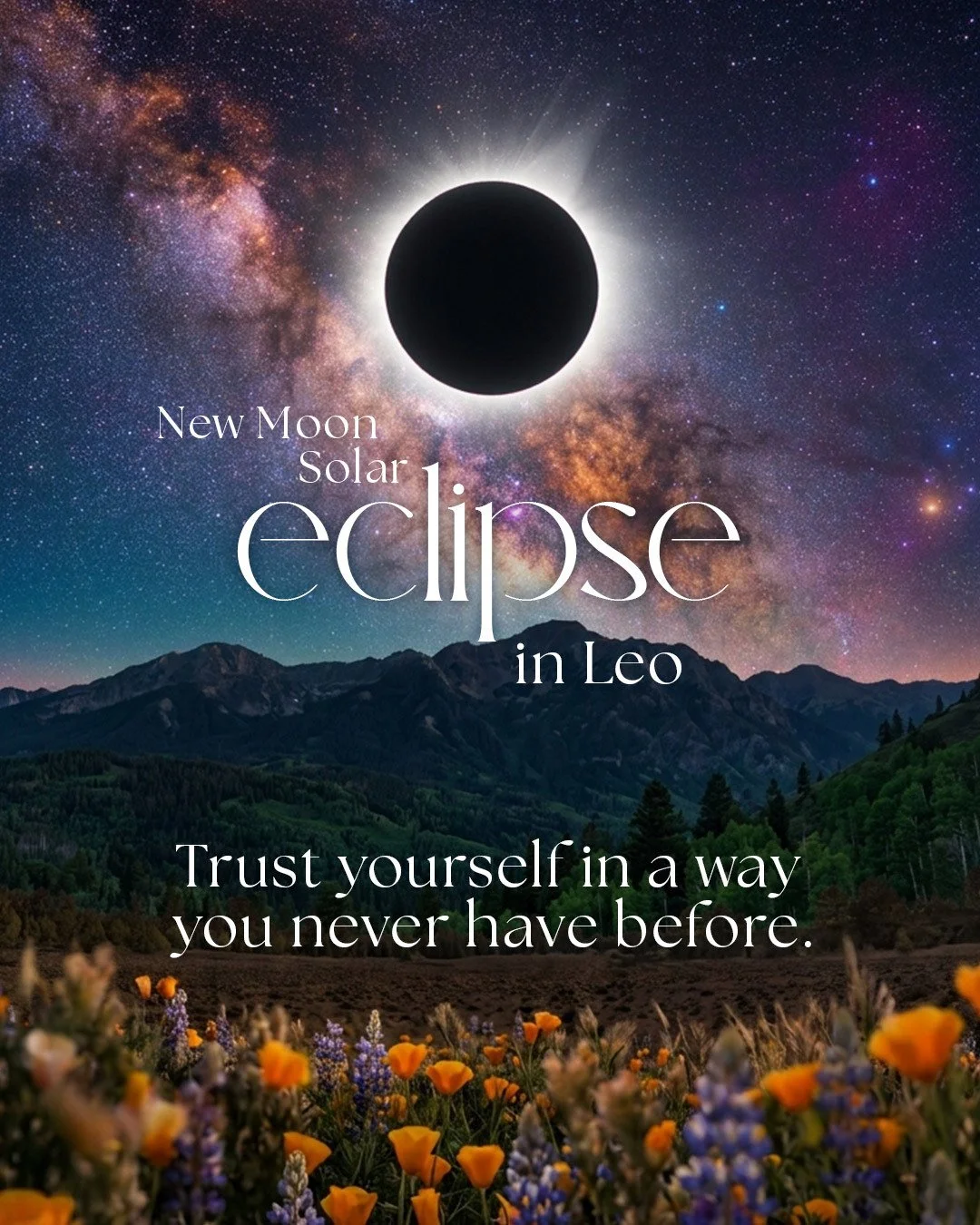The New Moon Solar Eclipse in Leo falls along the Leo&ndash;Aquarius axis, illuminating the delicate balance between the individual's heart and the wisdom we bring to the collective.

The Leo eclipse does not ask you to become someone new. It asks yo