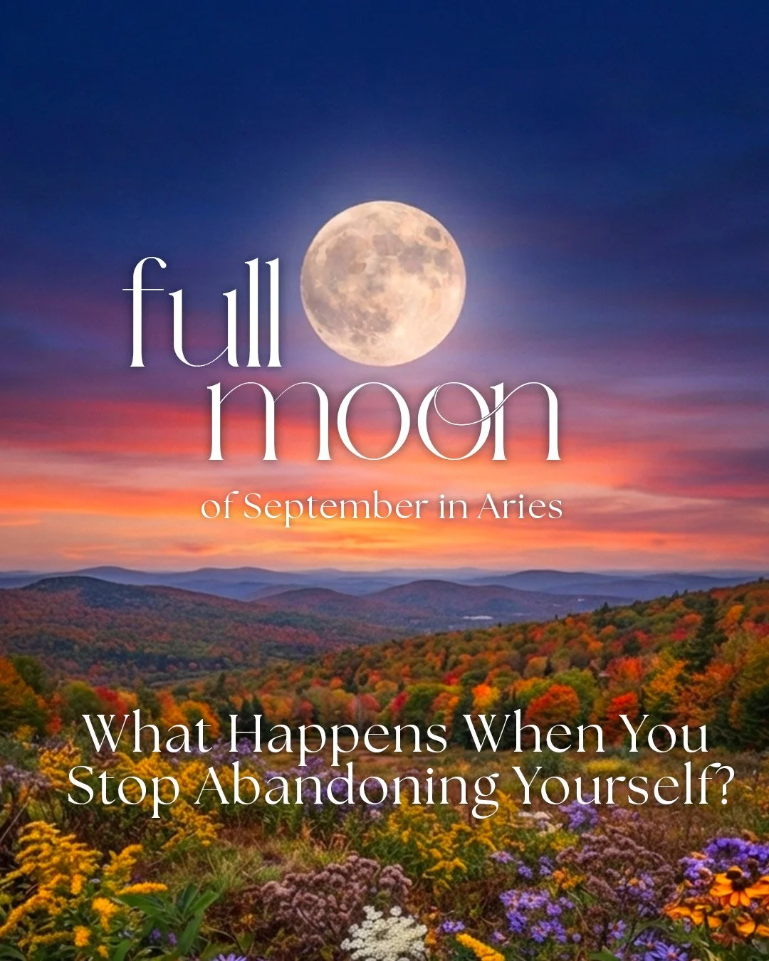 When the Whisper Says: Choose Yourself
Full Moon in Aries | September 26, 2026
What Happens When You Stop Abandoning Yourself?

The Full Moon is exact on September 26 at 12:49 PM EDT, at 3 degrees of Aries, with the Sun at 3 degrees of Libra.

Neptun