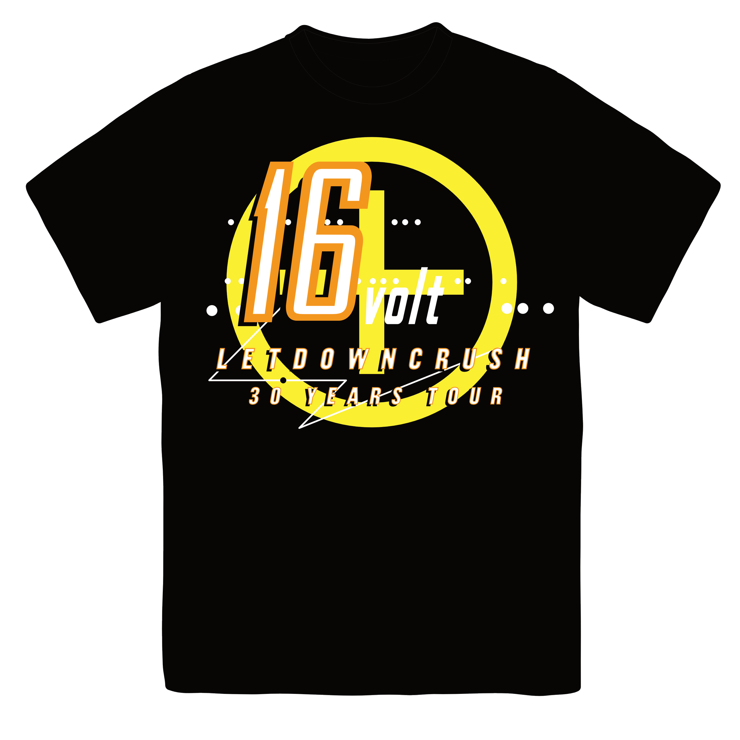 LetDownCrush 30 Years Tour Shirt