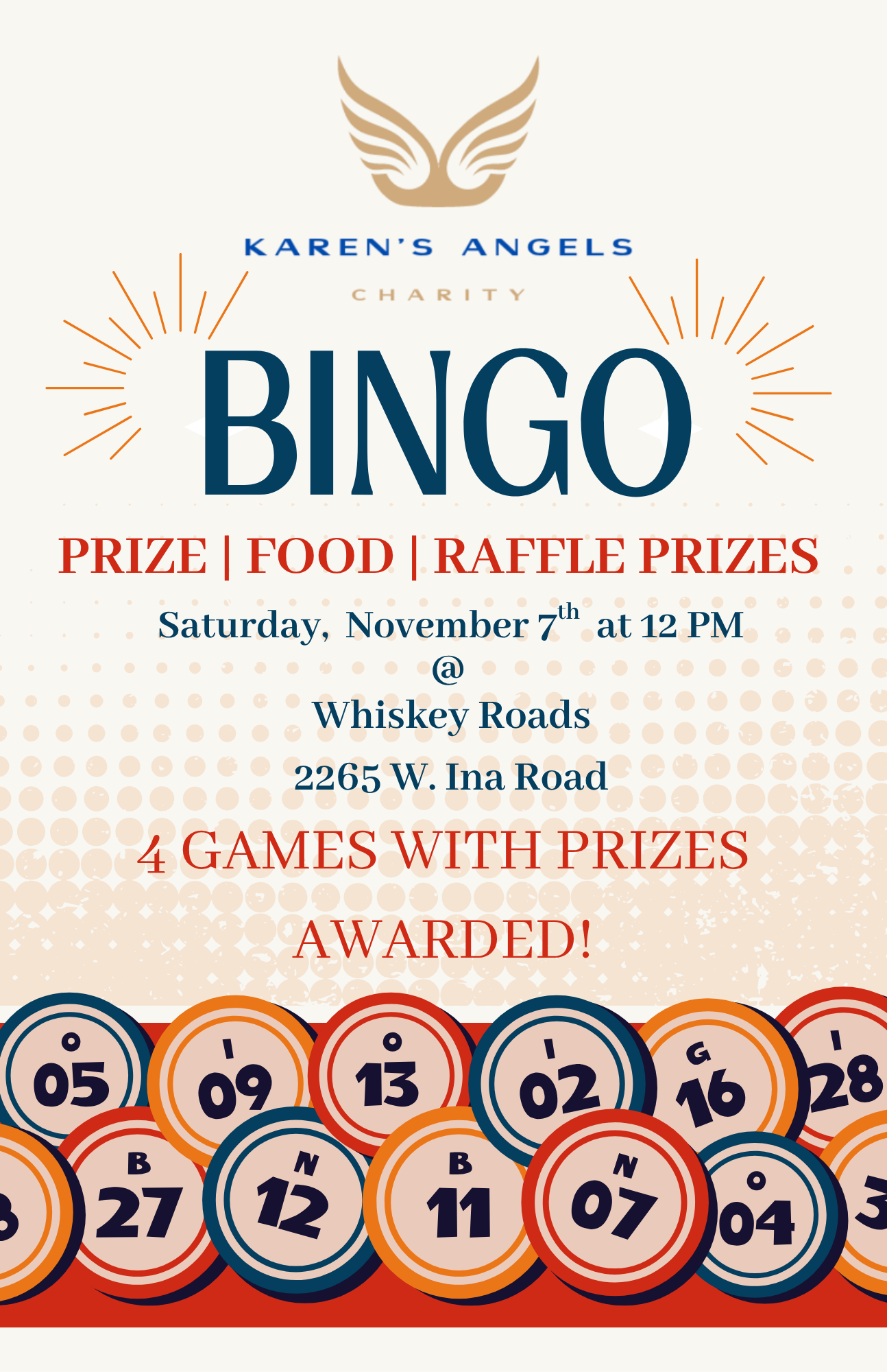 Karen’s Angels Bingo