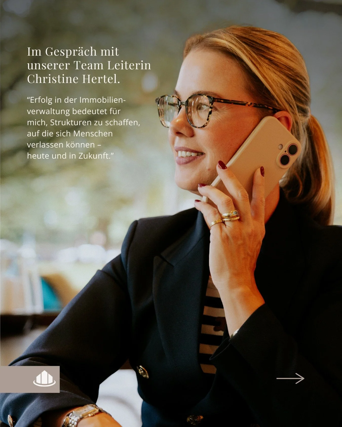 &ldquo;Erfolg in der Immobilienverwaltung bedeutet f&uuml;r mich, Strukturen zu schaffen, auf die sich Menschen verlassen k&ouml;nnen - heute und in Zukunft.&rdquo; - Im Gespr&auml;ch mit unserer Team Leiterin Christine Hertel.

#HCMImmobilien #Hambu