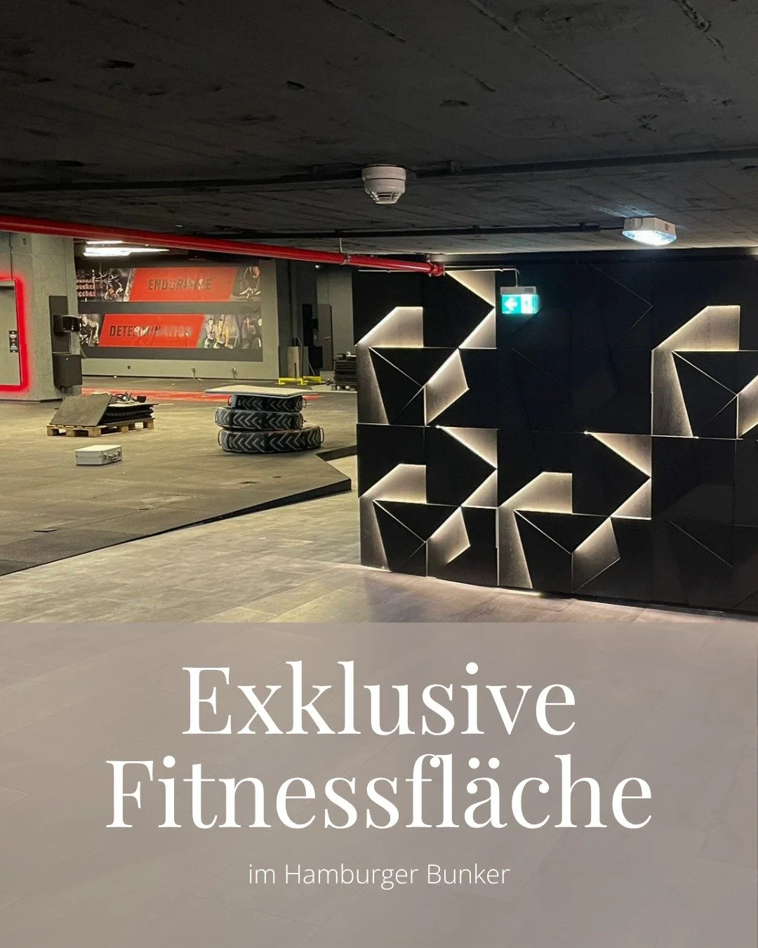 AB SOFORT: Eine von drei Gewerbefl&auml;chen zu vermieten! 🗝️

Im Medienbunker Hamburg in der Feldstra&szlig;e 66 steht im 1. Obergeschoss eine ca. 1.219 m&sup2; gro&szlig;e Gewerbefl&auml;che zur Neuvermietung. Die Einheit wurde zuletzt als Fitness