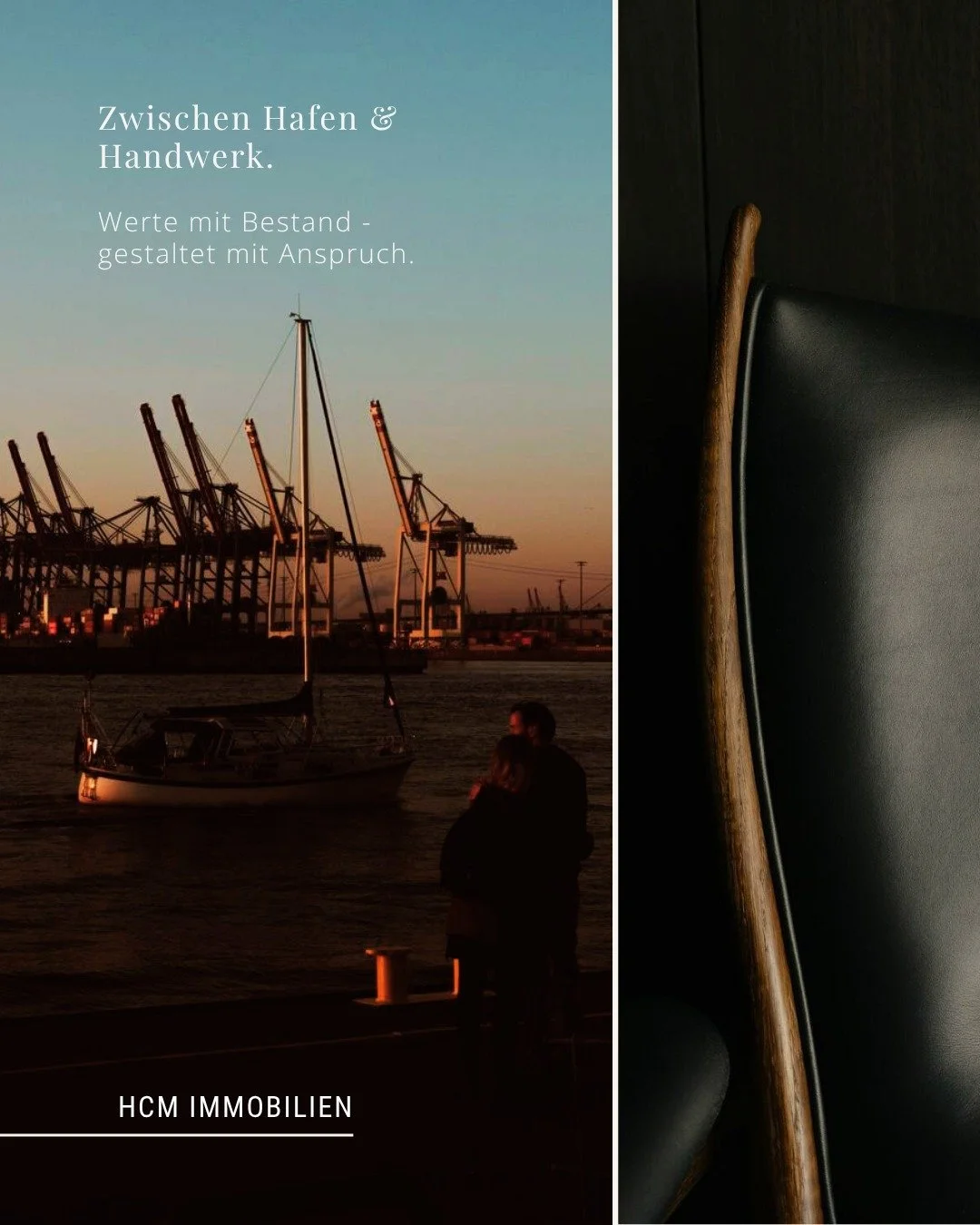 Zwischen Hafen und Handwerk entsteht, was Bestand hat ⚓️

Gepr&auml;gt von hanseatischer Klarheit und einem hohen Anspruch an Qualit&auml;t begleiten wir Immobilien mit Struktur, Erfahrung und dem Blick f&uuml;rs Detail.

#WirSindHCM #HCMRealEstate #