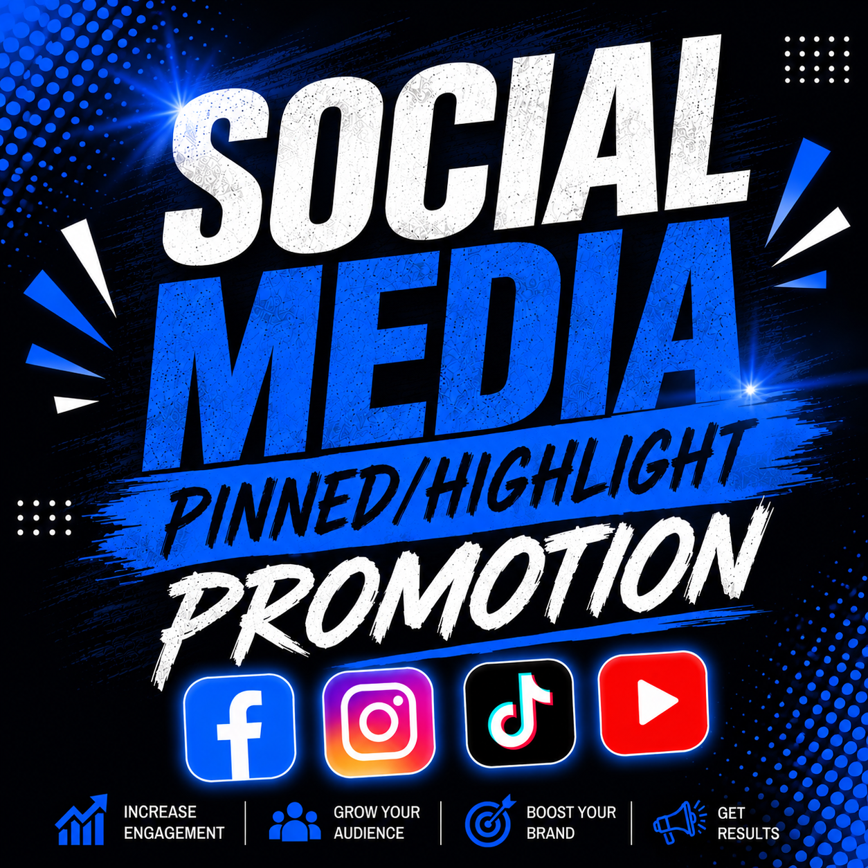 Social Media Promotion - Pinned/Highlight 1 week
