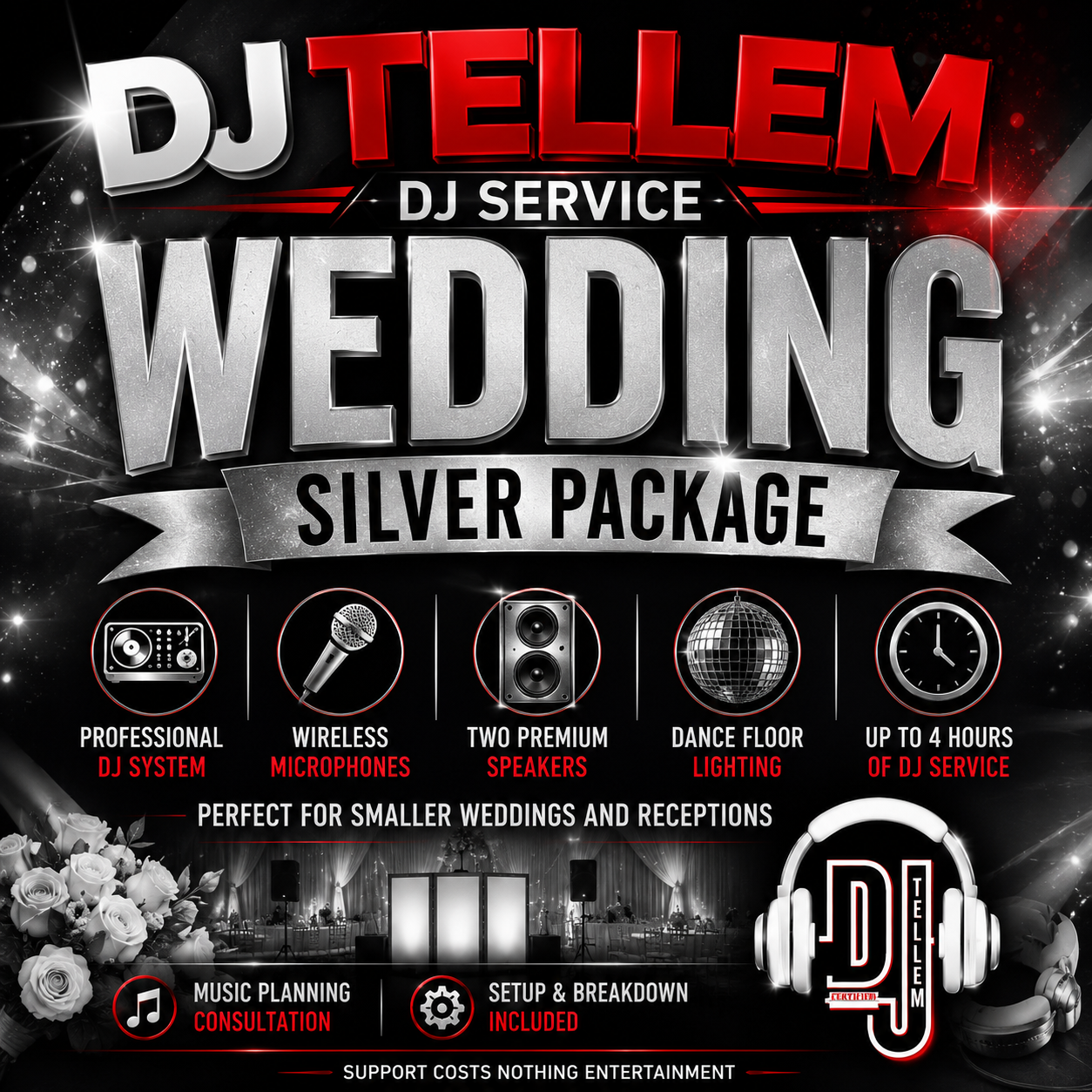 SCN DJ SERVICES-WEDDING PACKAGE (SILVER)