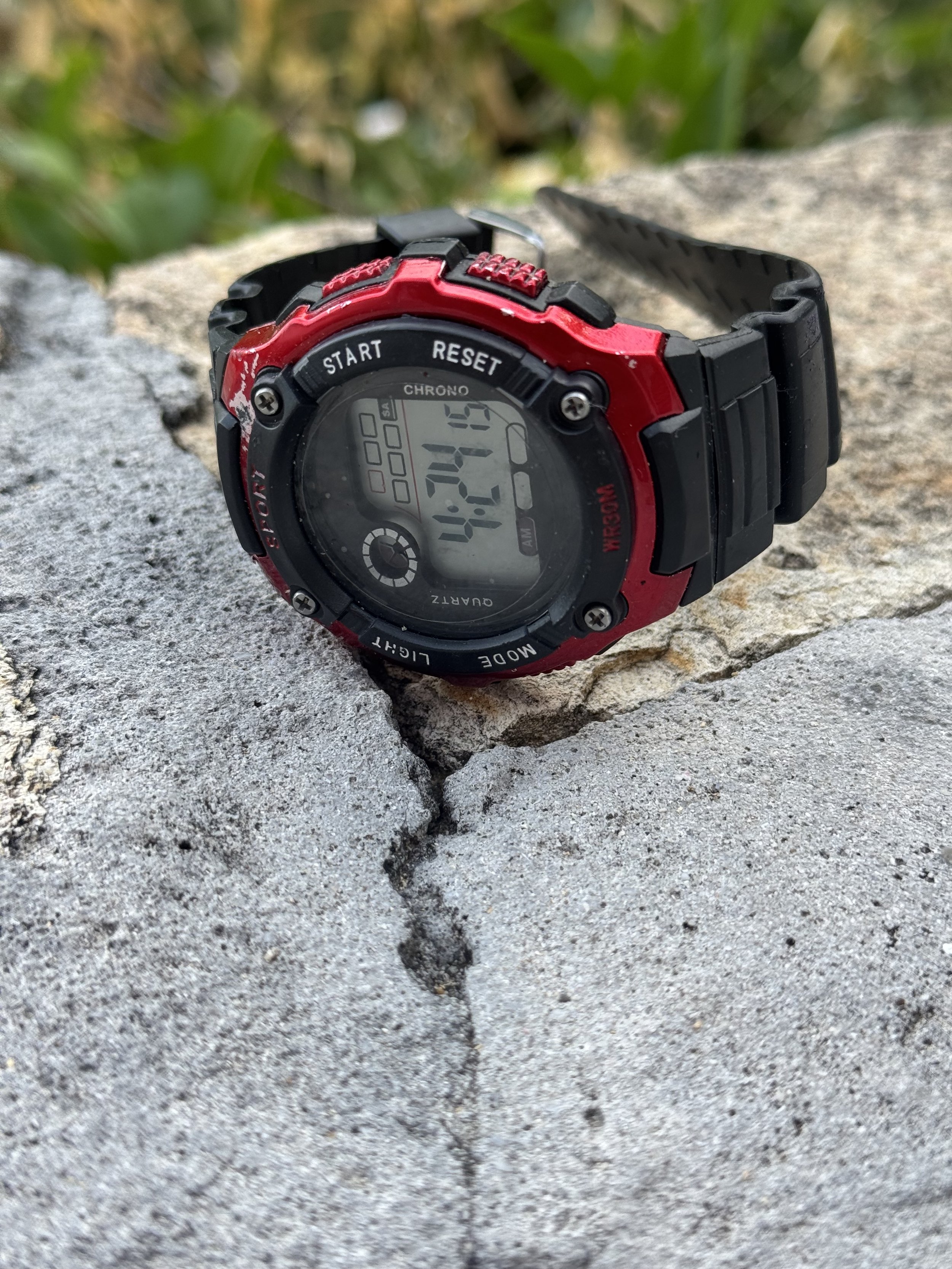 Geneva sports watch red