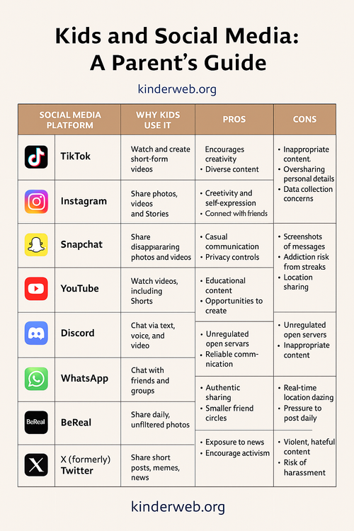 The Ultimate Parent’s Guide to Kids’ Social Media Apps: Pros, Cons ...
