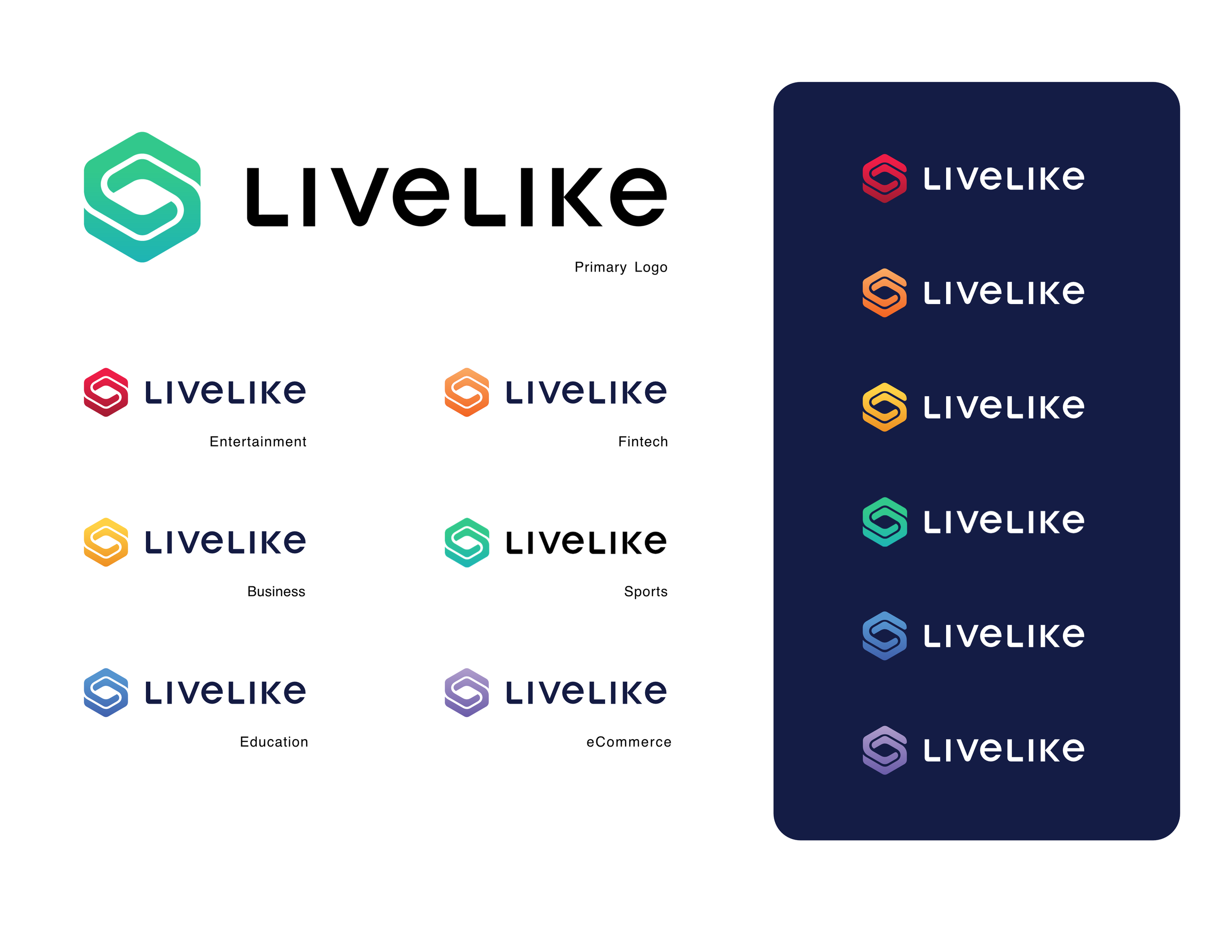 An image of LiveLike logos