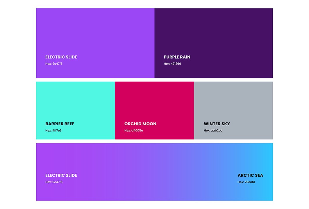 An image of Elite Digital brand colours