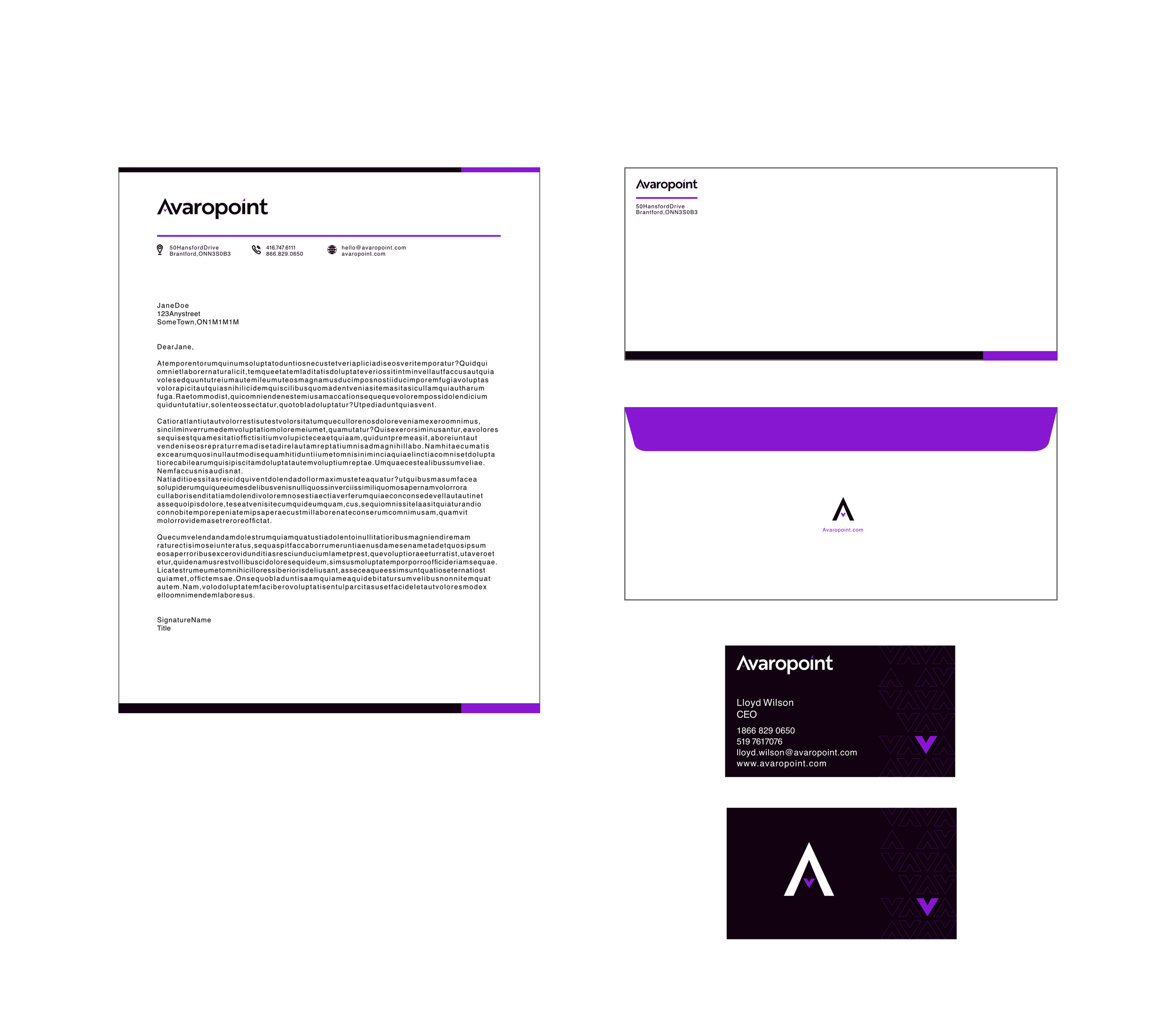 An image of Avaropoint stationary