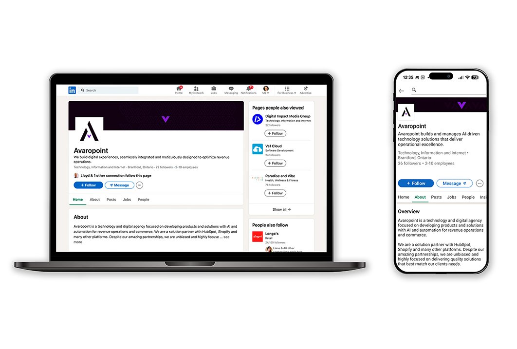 An image of Avaropoint branded merchandise