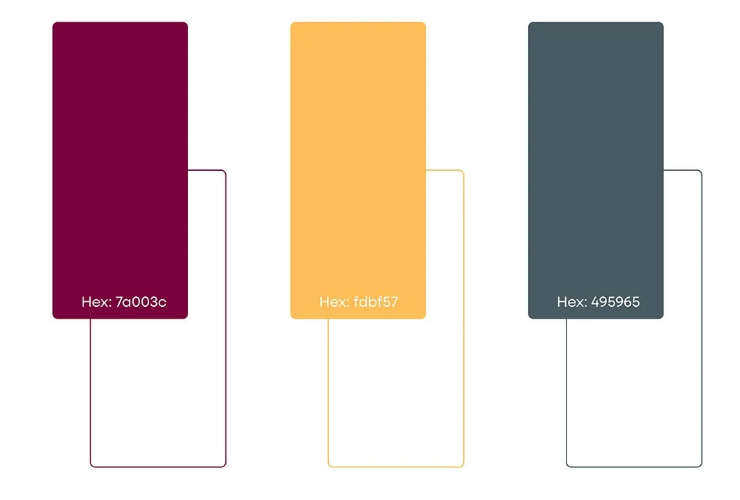 An image of McMaster University brand colours