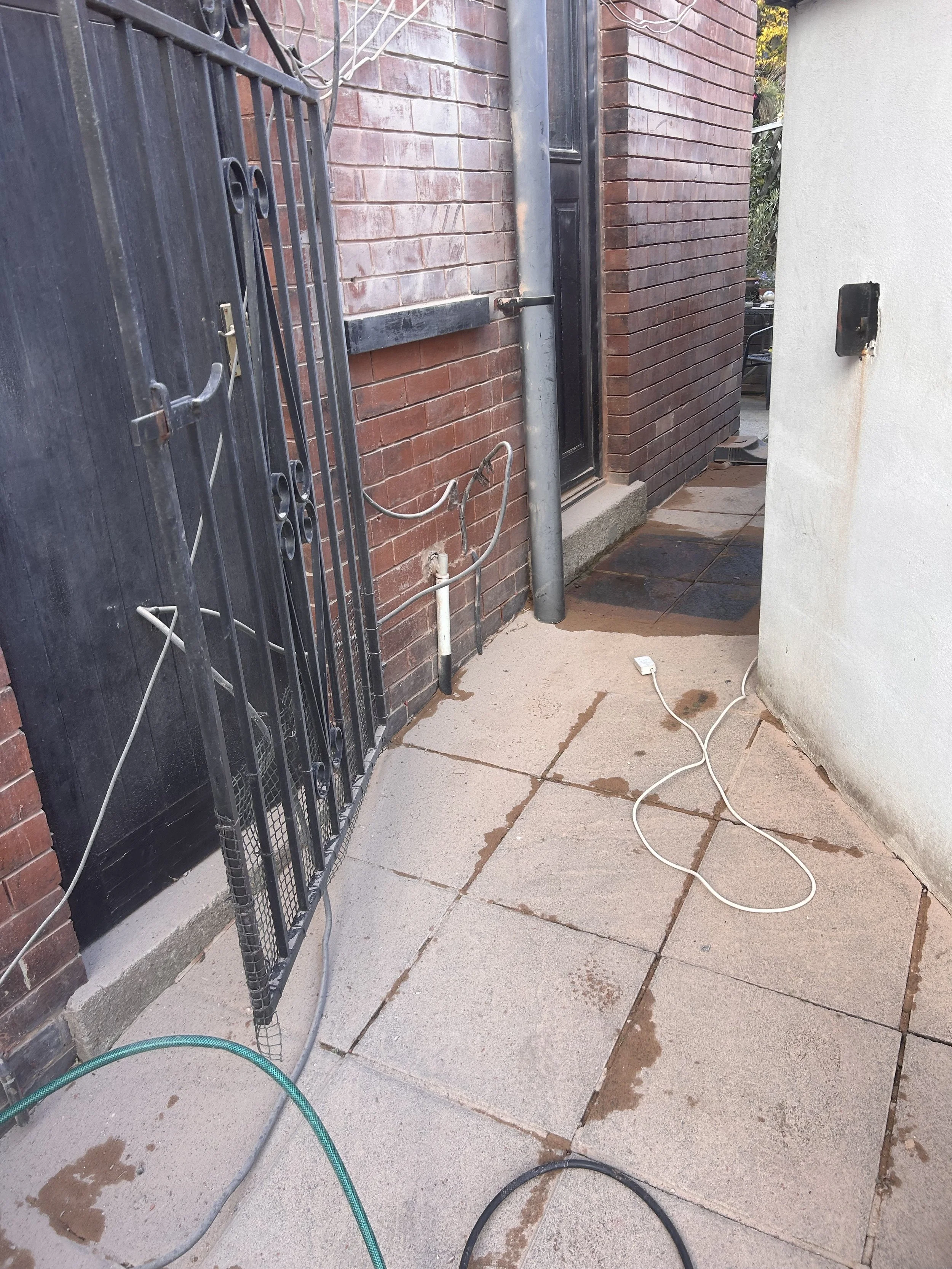 Raking out is a messy job!