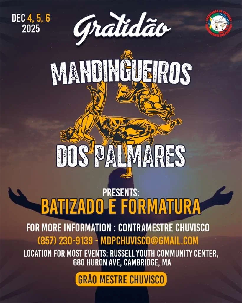 Capoeira MdP Batizado, Formatura, and Workshops