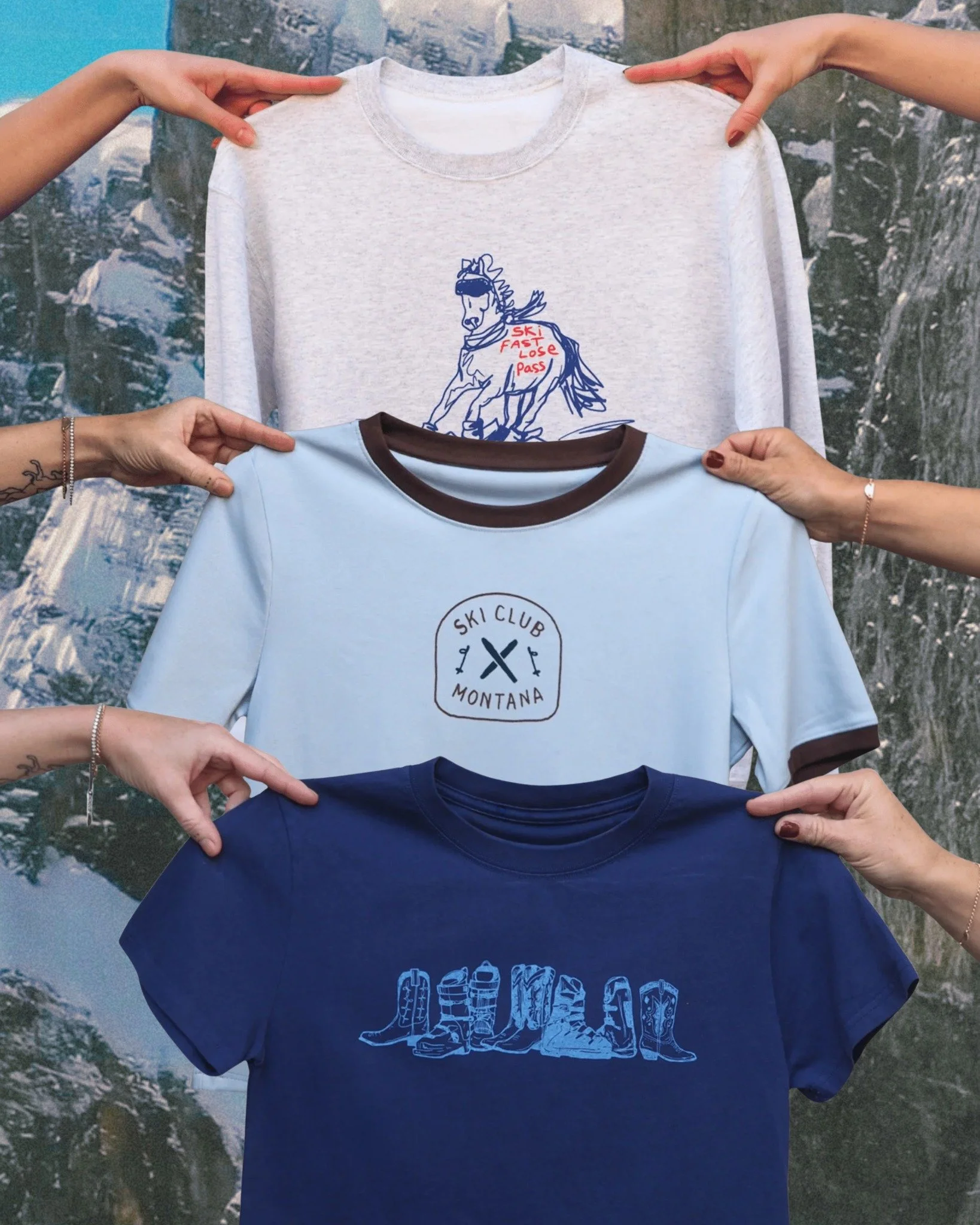 It&rsquo;s SKI SEASON, babeeee ❄️
Hit the slopes (or the lodge) looking cute.
Tees, hoodies, tanks, stickers, matches &amp; more...
for you or your favorite ski partner 💙

 #funkyfresh #shoplocal #montanamade #bozmanmontana #bozman #shopsmall #skimo