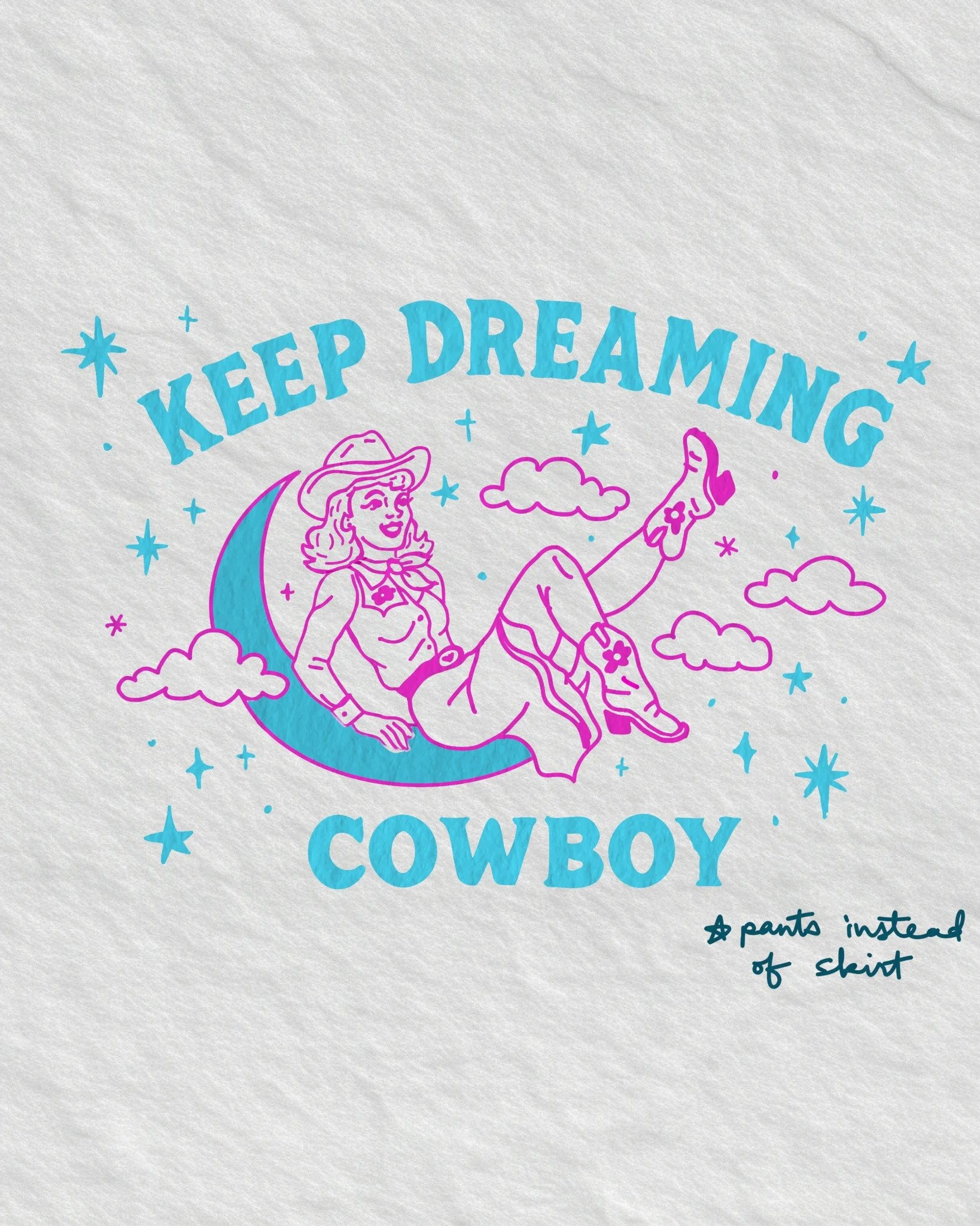 Keep Dreaming, Cowboy 💋🌙

This started as a sketch&hellip; then turned into a warning.

He called it destiny.
She called it sunrise at Sypes Canyon.

He was feeling sparks.
She was circling the Moser Creek trailhead with coffee in hand.

From doodl