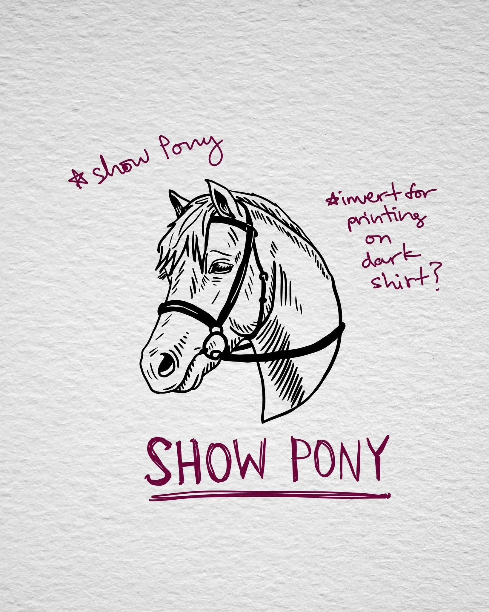 Sometimes an idea starts as a little doodle in the design notebook&hellip; and the next thing you know we&rsquo;ve got ourselves a Show Pony moment.

A little yeehaw energy.
A little western charm.
And a pony that absolutely knows it looks good.

Fro