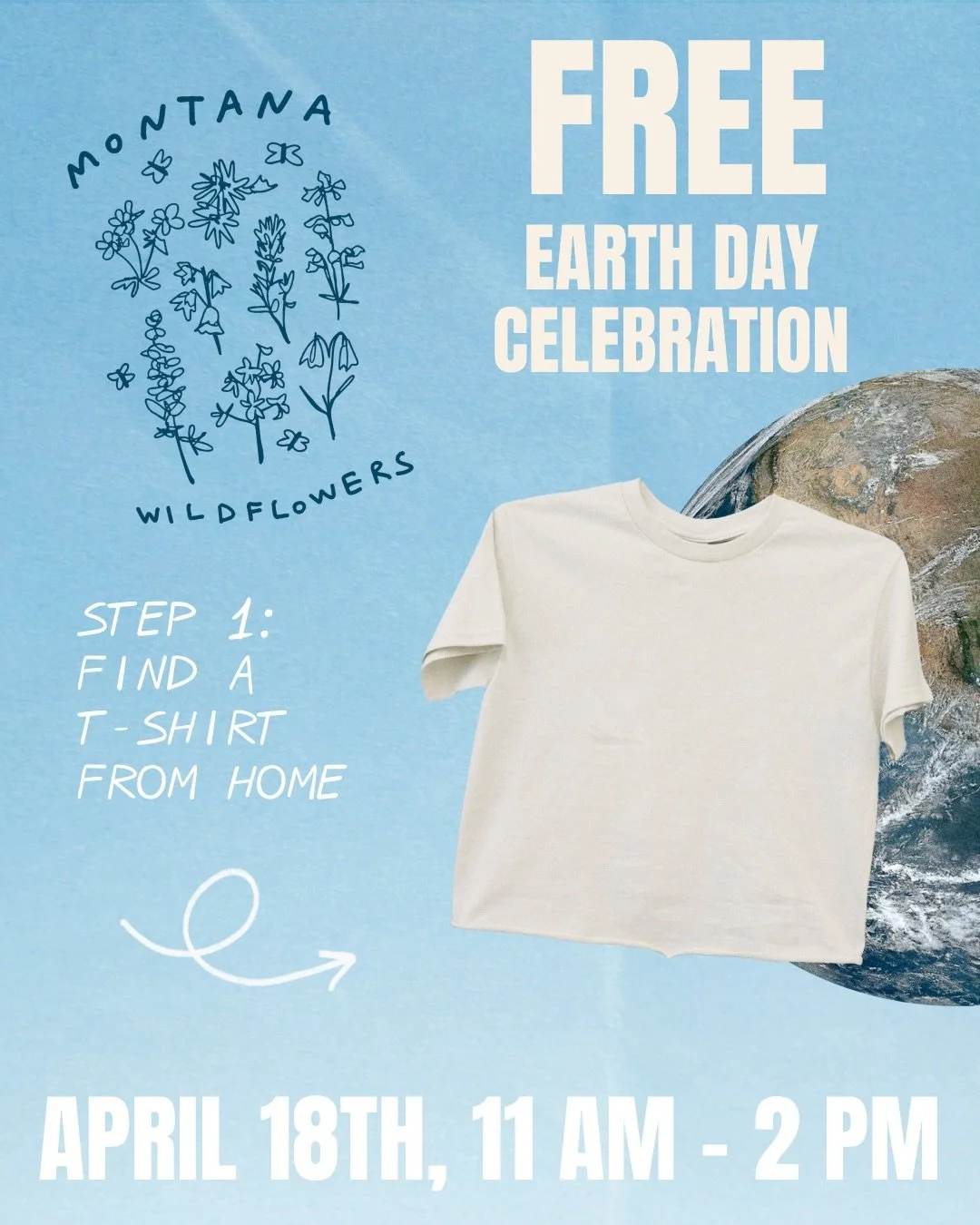 Let&rsquo;s celebrate earth day the intrigue ink way 🌼🕊️

we&rsquo;re turning your everyday tees into something worth re-wearing

LIVE printing our Montana Meadow design on pieces from your closet.

upcycled. refreshed. ready for spring.

*bring a 