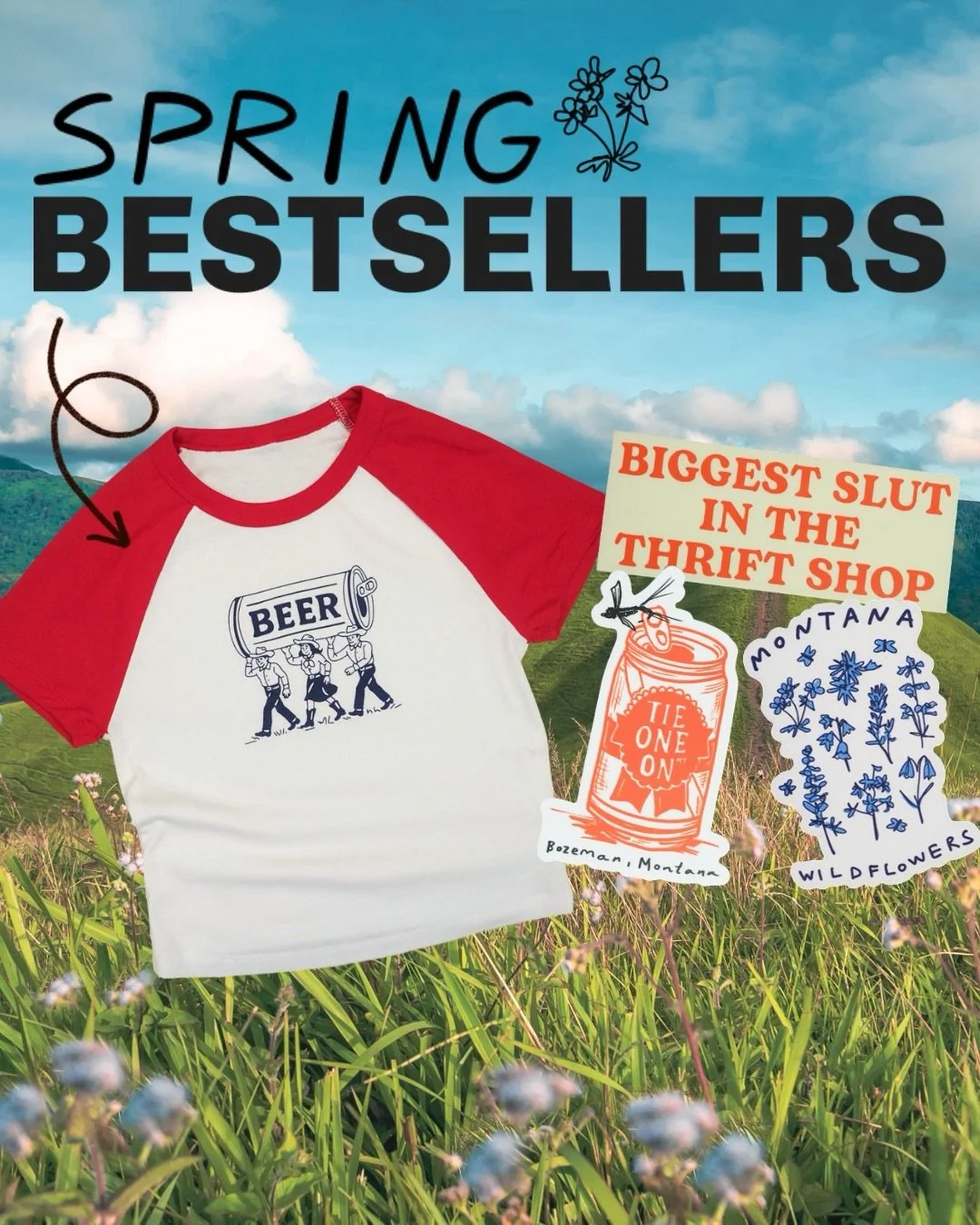 The sun is shining on these! 

You&rsquo;re looking at our spring best sellers! 

#spring #bestsellers #newarrivals #bozeman #montana