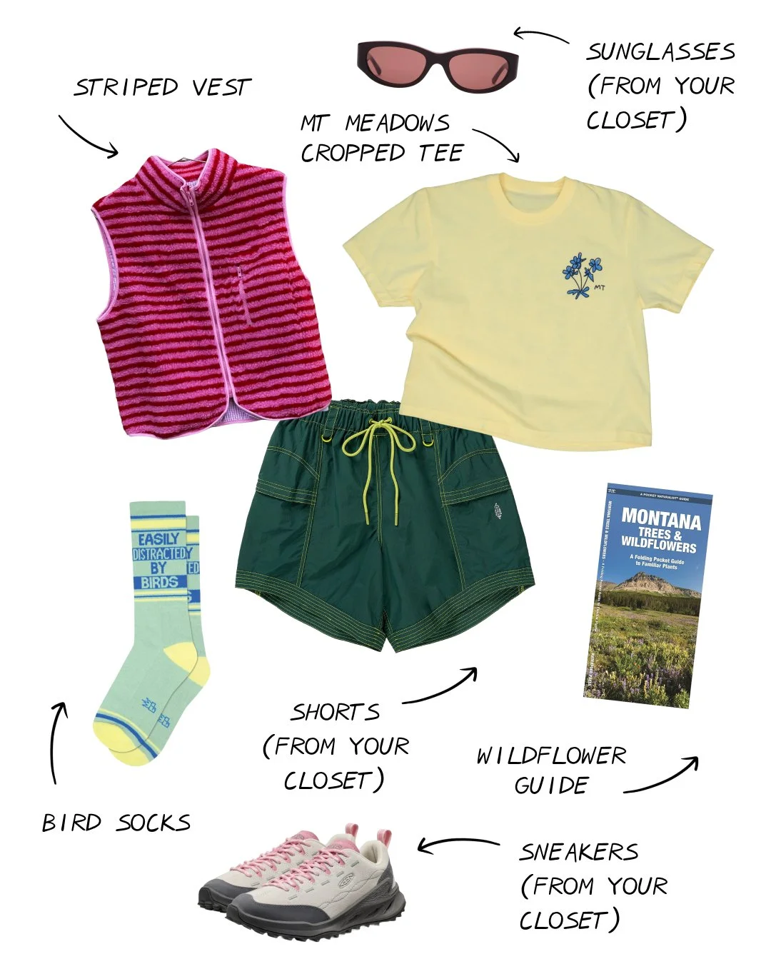 Spring style guides but make it Montana. 🌼

Layer the stripes. Add the funky socks. Throw on the clogs you swore you&rsquo;d never wear. These fits were built for muddy trailheads, coffee runs, farmers markets, and that weird in-between weather wher