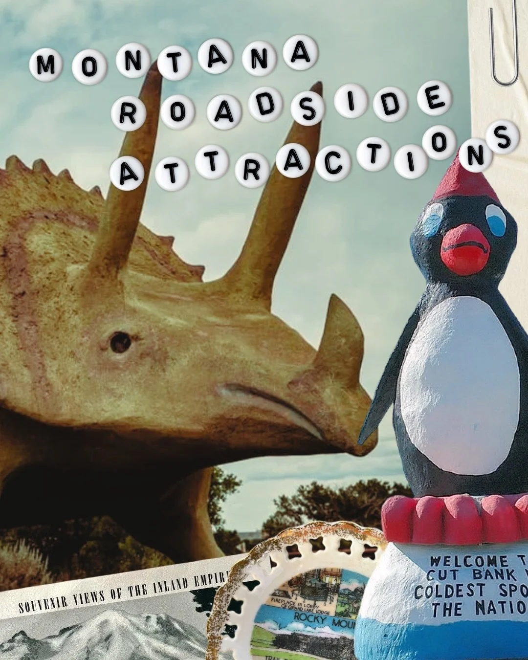 What do a giant penguin, a toxic lake, a purple spoon, and a dinosaur have in common?

They&rsquo;re all stops on our Great Montana Road Trip.

The full route (and all the weird roadside attractions worth pulling over for) is on the blog now. 🚗

Lin