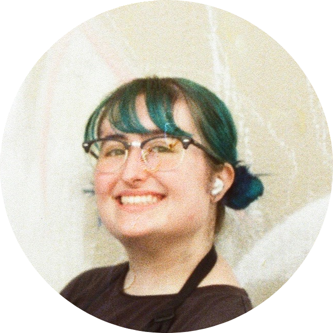 A photograph of the illustrator behind this page, Daniela Cavuoti.