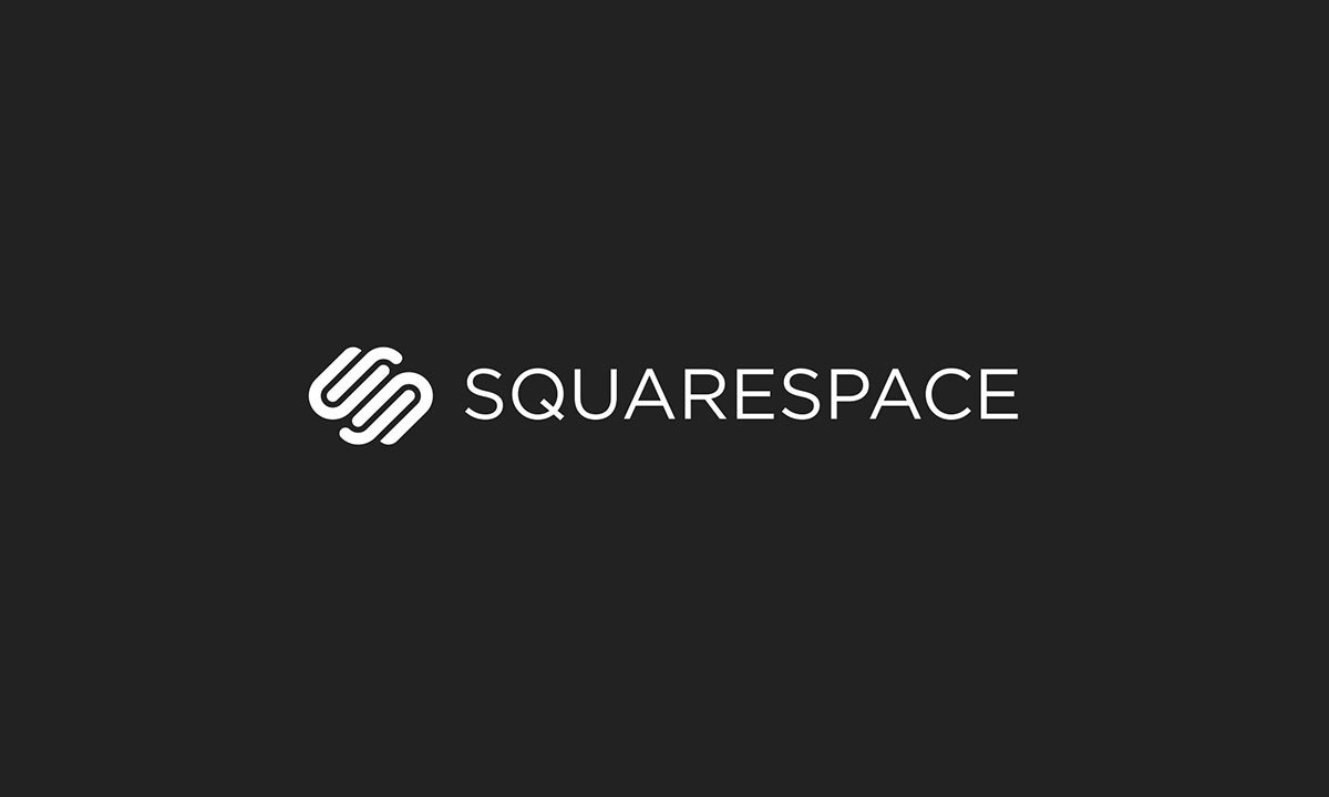 Squarespace logo on a dark background
