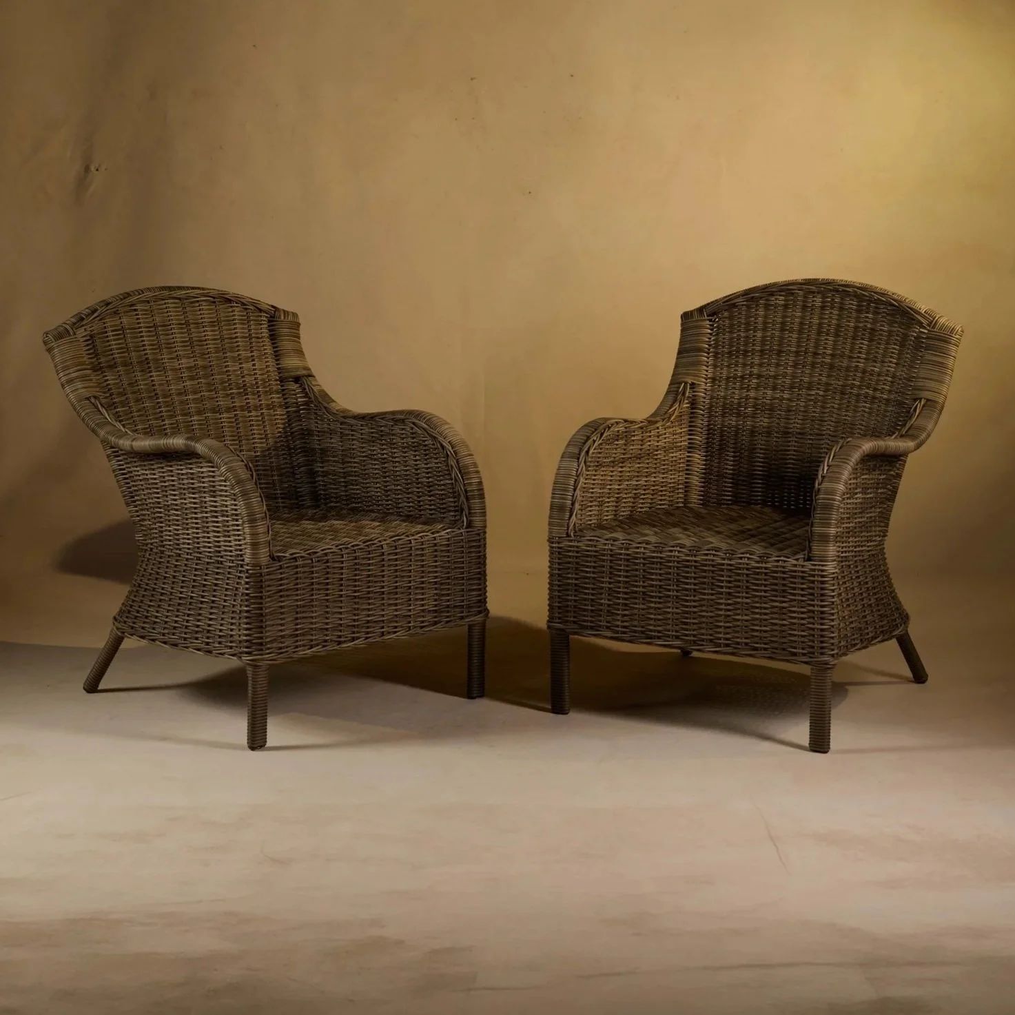 THE CHARLOTTE FAUX RATTAN CHAIR