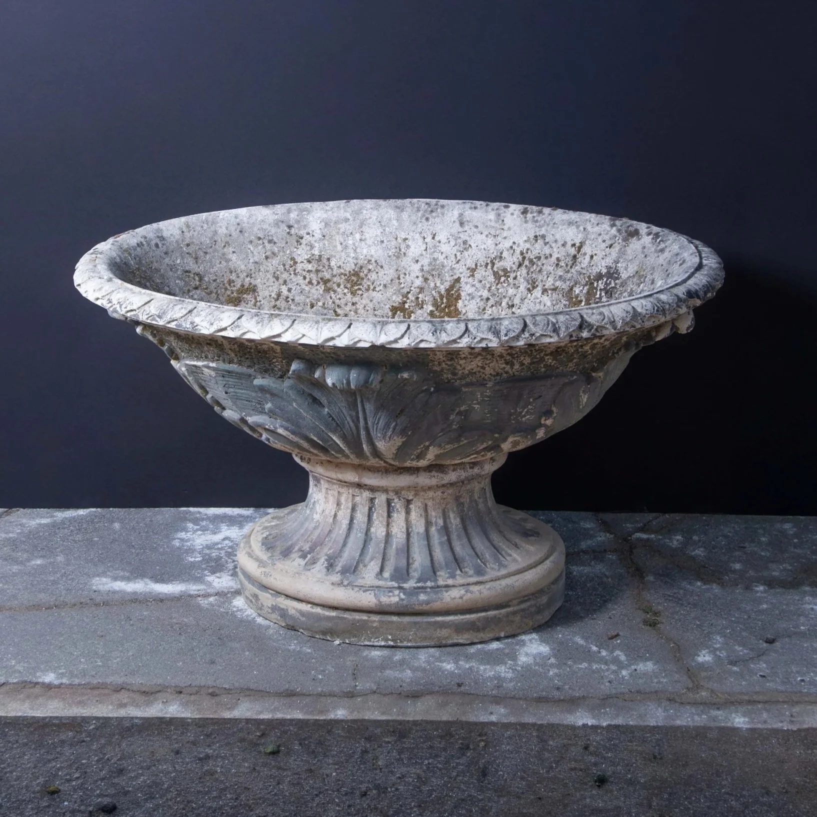 ITALIAN OVAL ACANTHUS URNS