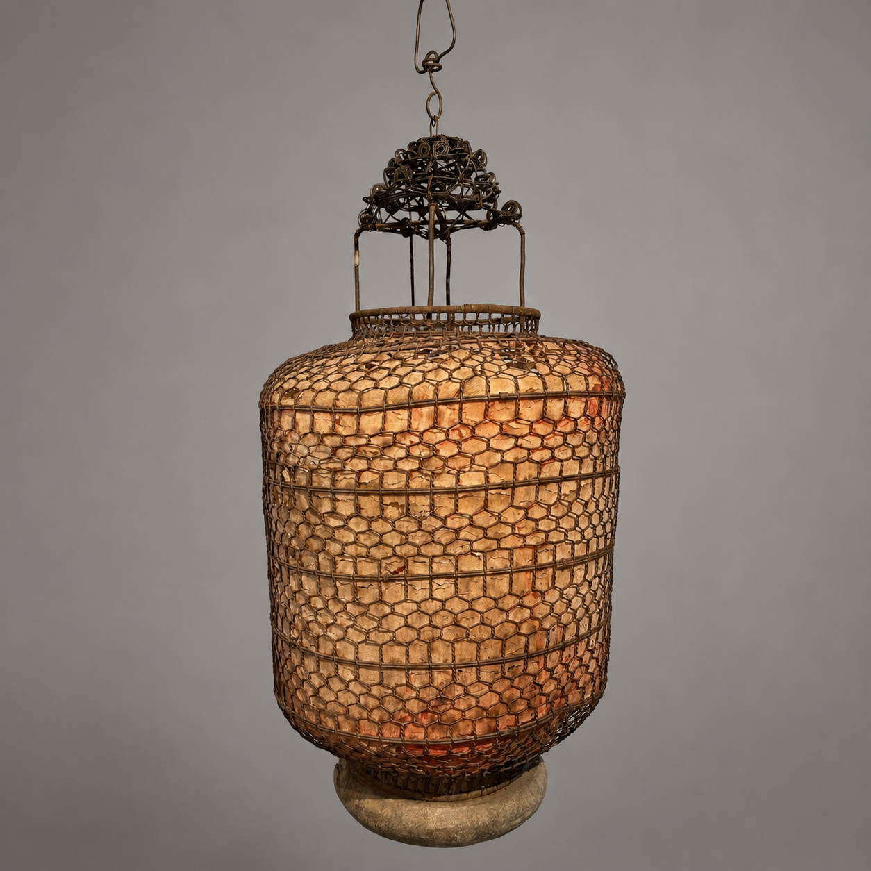 CHINESE CYLINDER HEIBE LANTERN