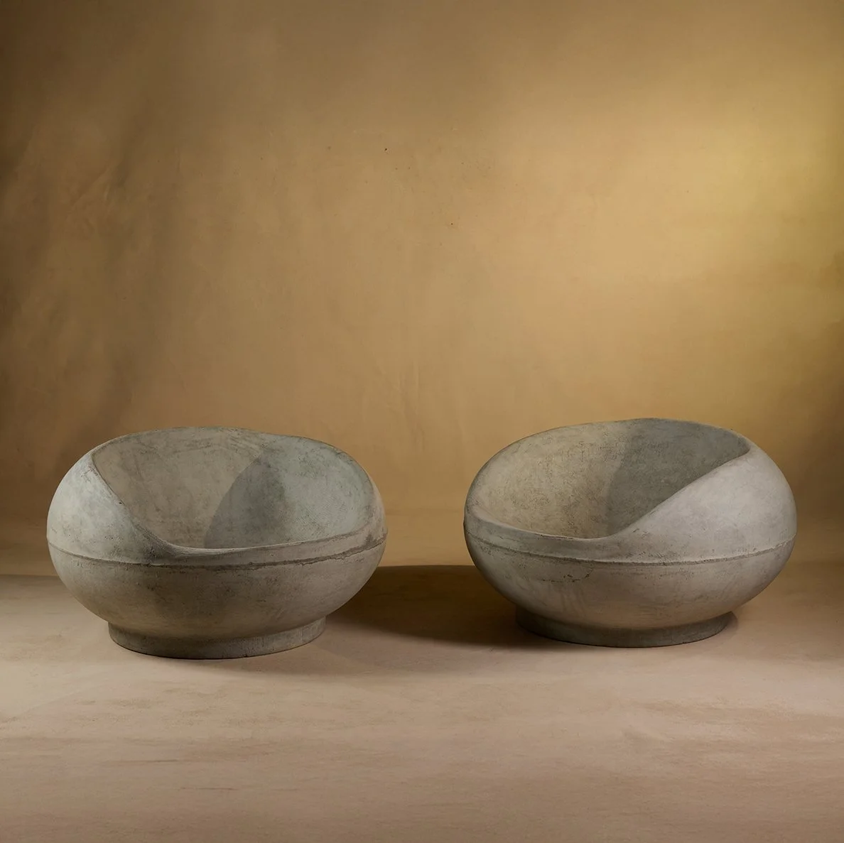 PAIR OF SPHERICAL CHAIRS