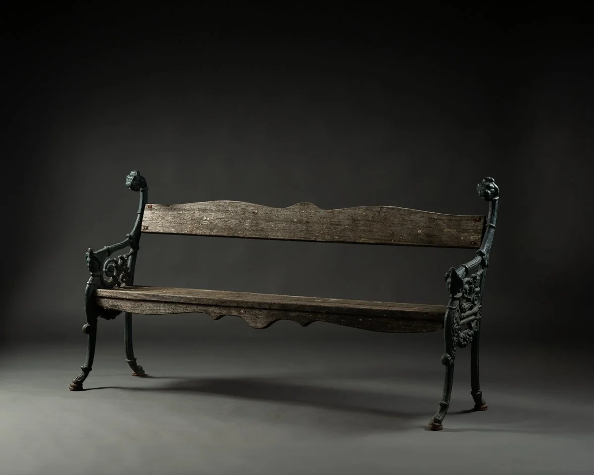 VAL d'OSNE FOUNDRY CHIMERA FIGURES BENCH