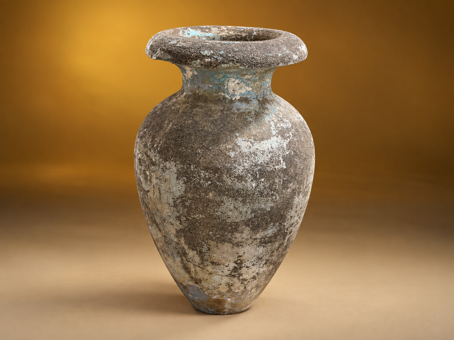 BEAUTIFUL CAST CONCRETE JAR