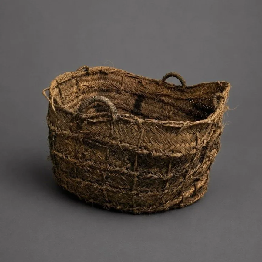 WOVEN PALM FRUIT BASKETS