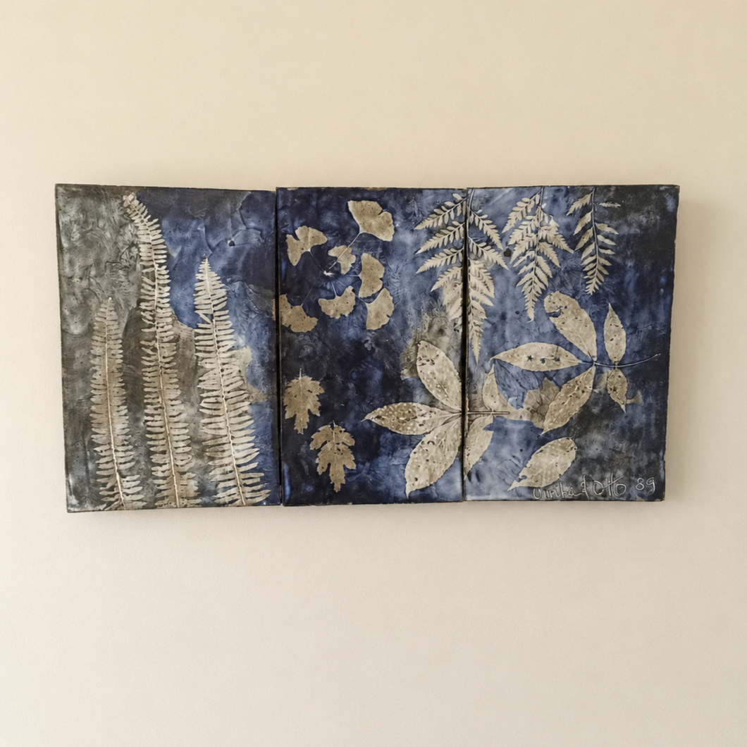 VIVICA & OTTO TILE PLAQUE PAINTING
