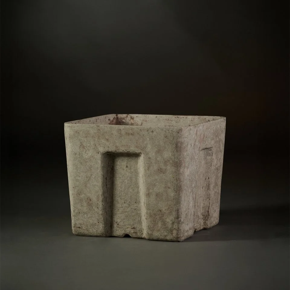 IG20779 Rare Square Planter C.1960 14.75''Sq x 12.5''H.jpg