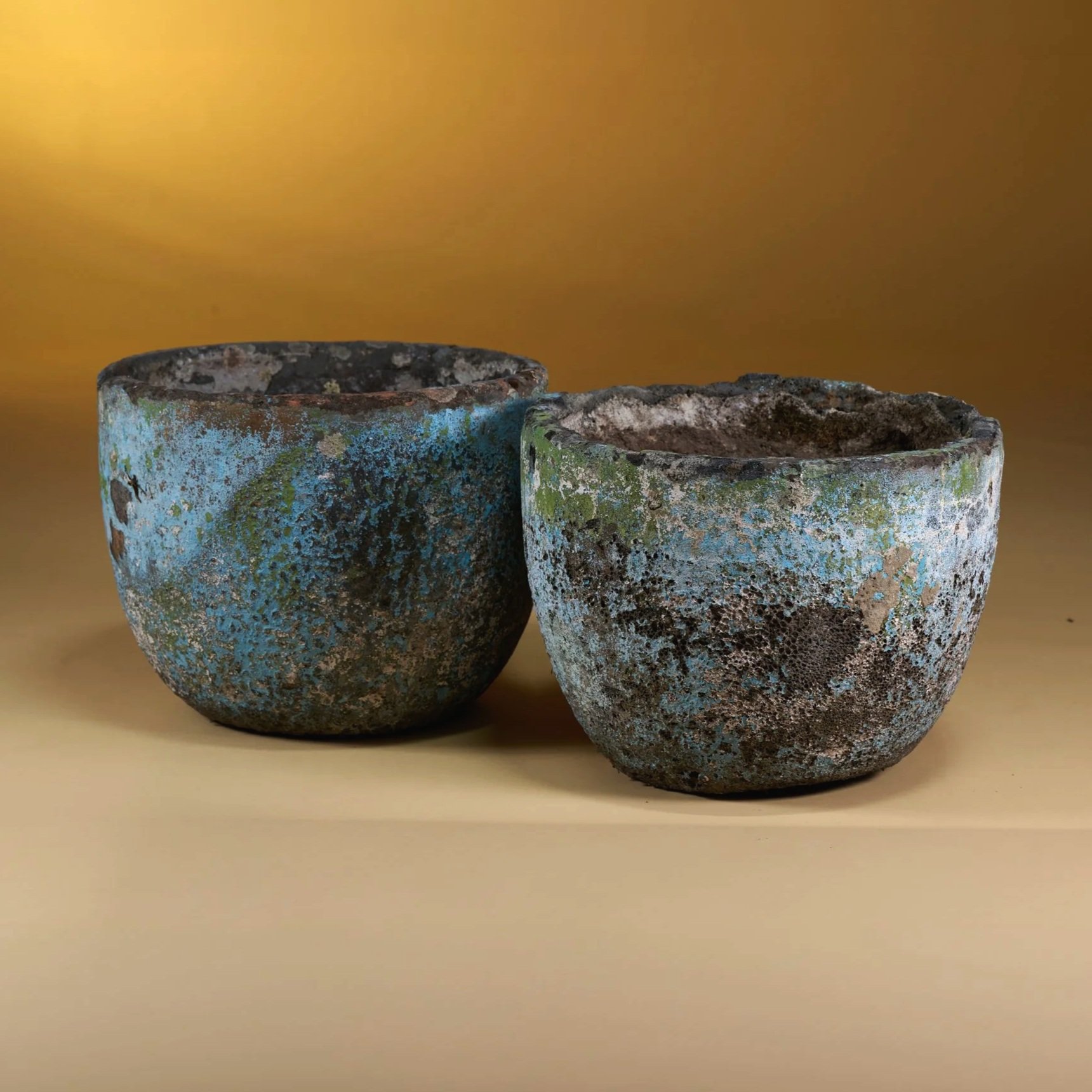 FRENCH SLAG-CRUCIBLE PLANTER