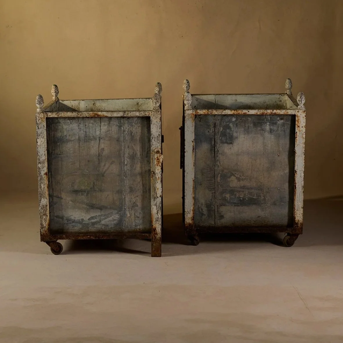 CAST IRON & ZINC ORANGERIE PLANTERS