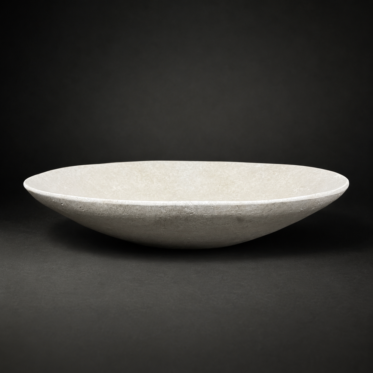 LIGHTWEIGHT CAST COMPOSITE RESIN LOW BOWL