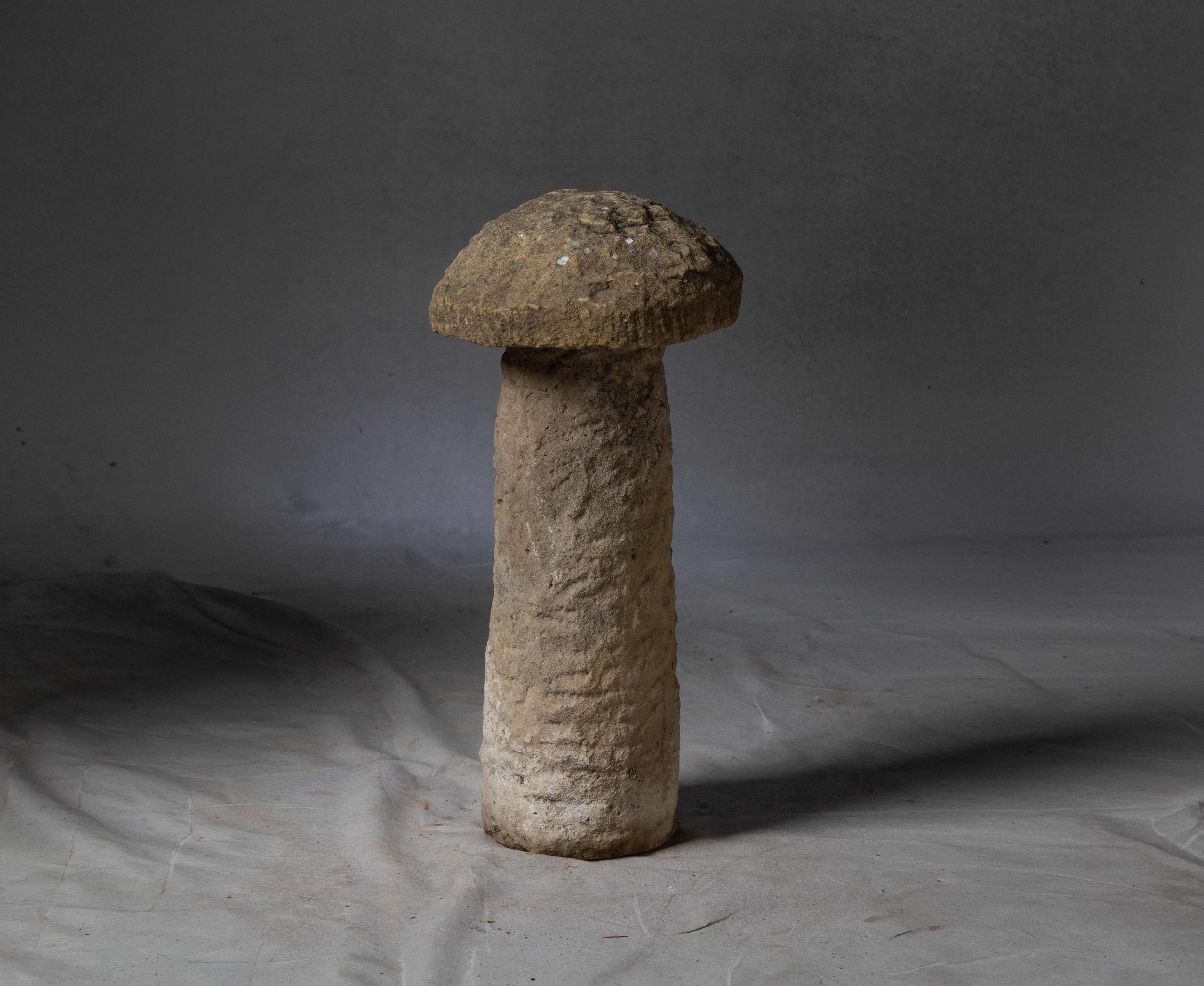 FRENCH STONE MUSHROOM SCULPTURE